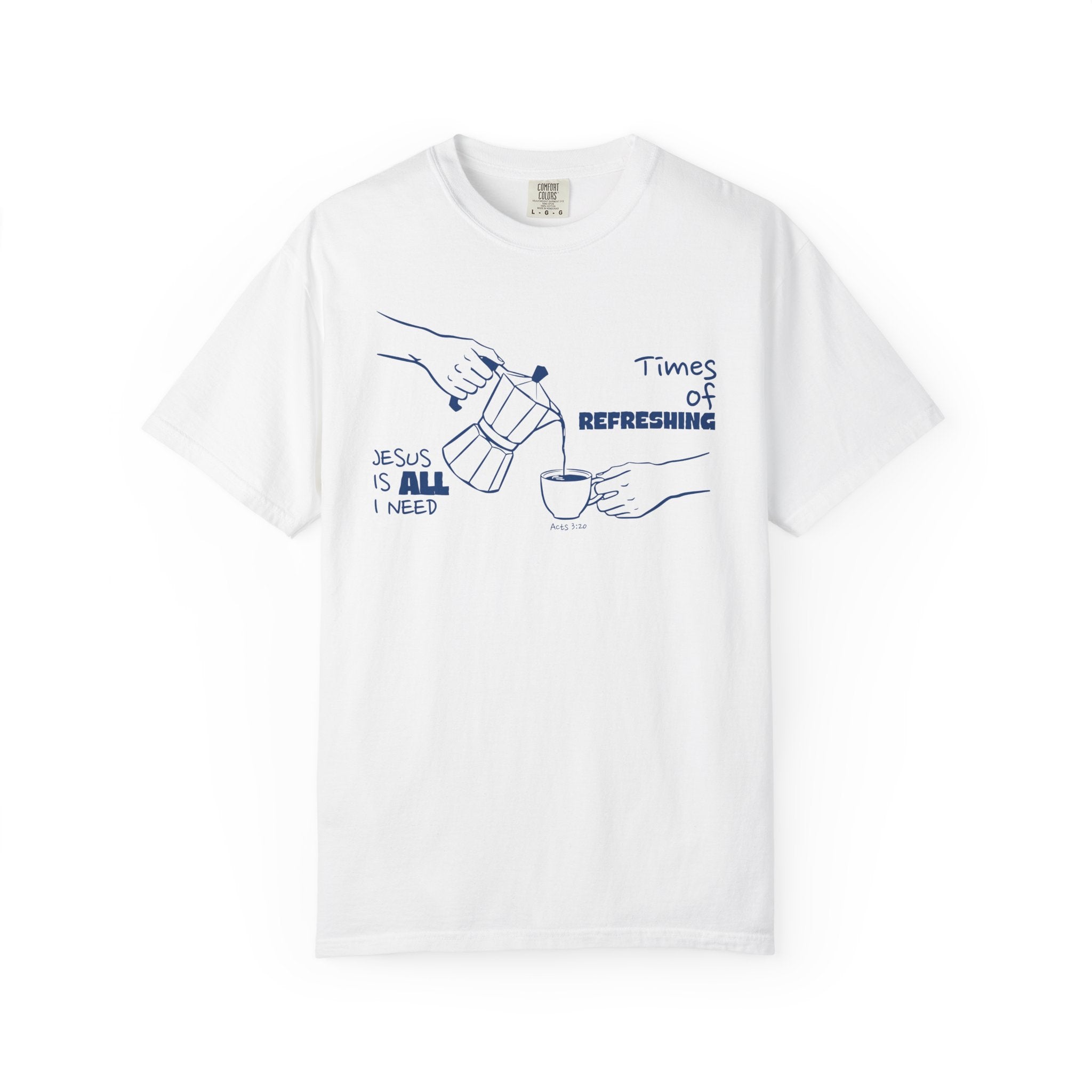 Times of Refreshing Coffee Graphic T-Shirt