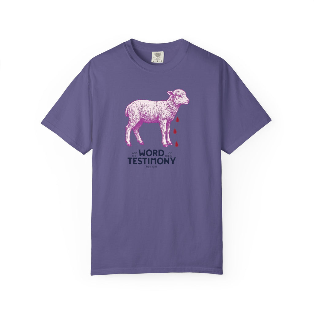 Lamb of God with Word of their Testimony - Lamb T-Shirt
