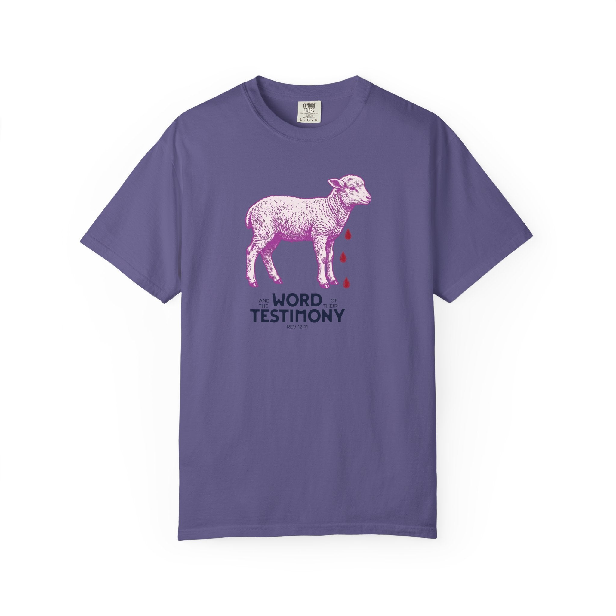Lamb of God with Word of their Testimony - Lamb T-Shirt