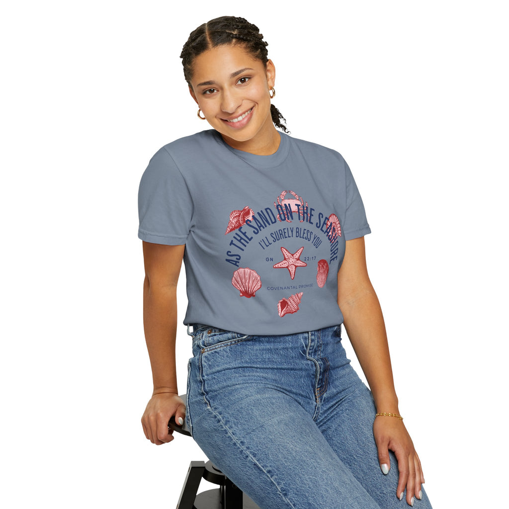 As the Sand on the Seashore - Sea Shells Graphic Tee