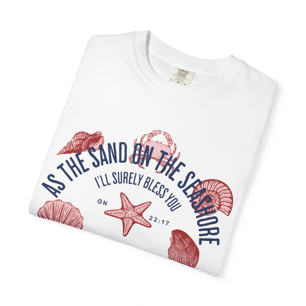 As the Sand on the Seashore - Sea Shells Graphic Tee