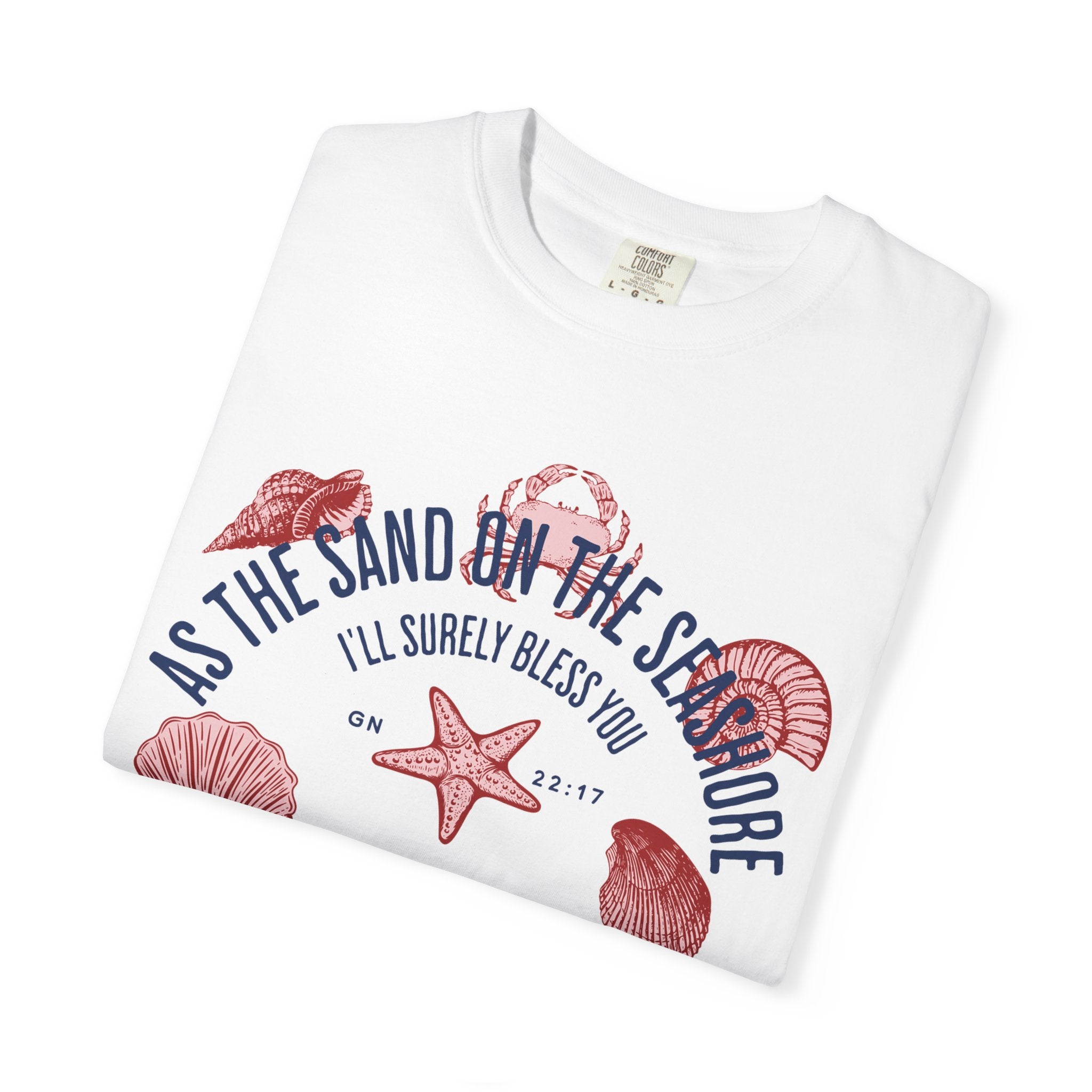 As the Sand on the Seashore - Sea Shells Graphic Tee