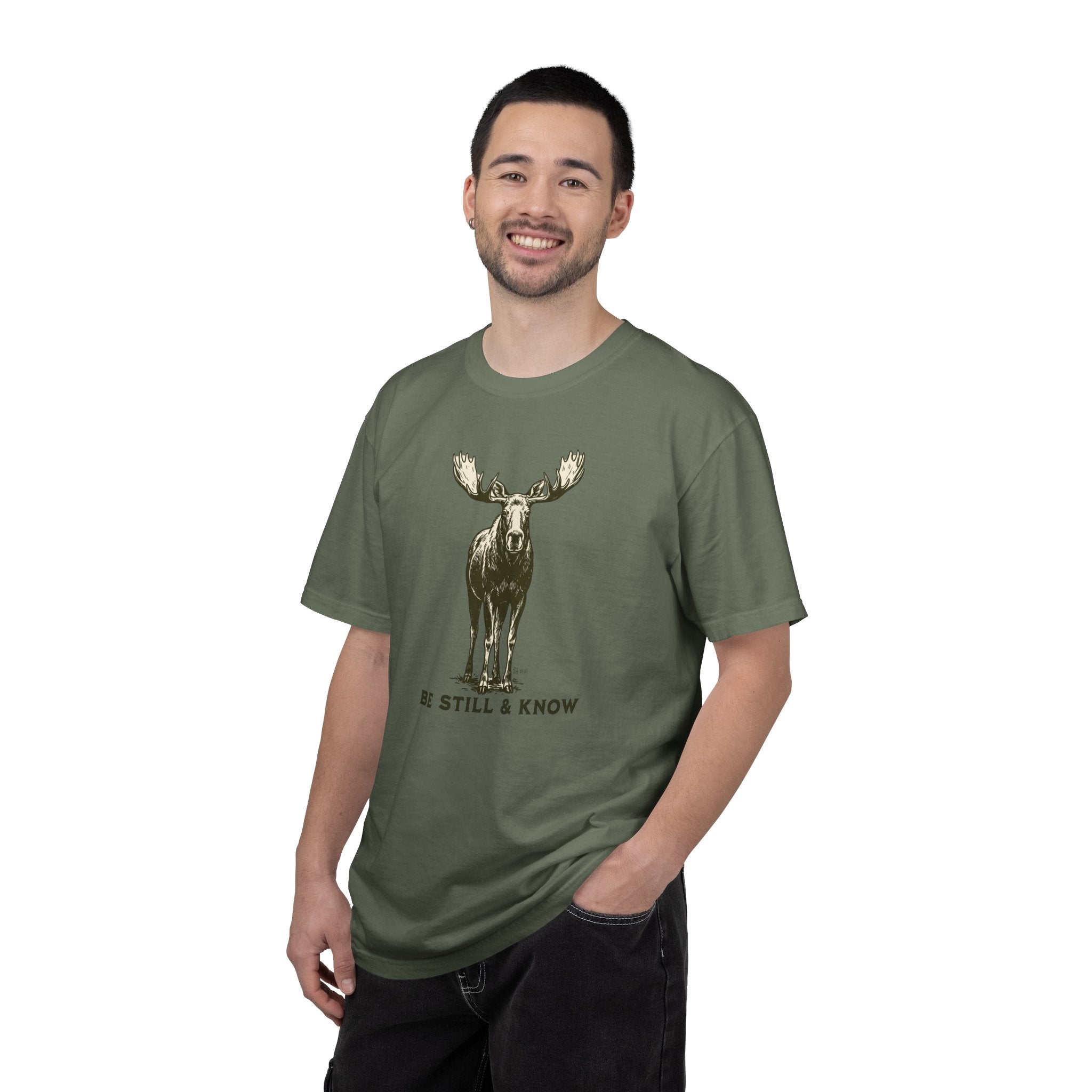 Be Still & Know Moose Graphic T-Shirt