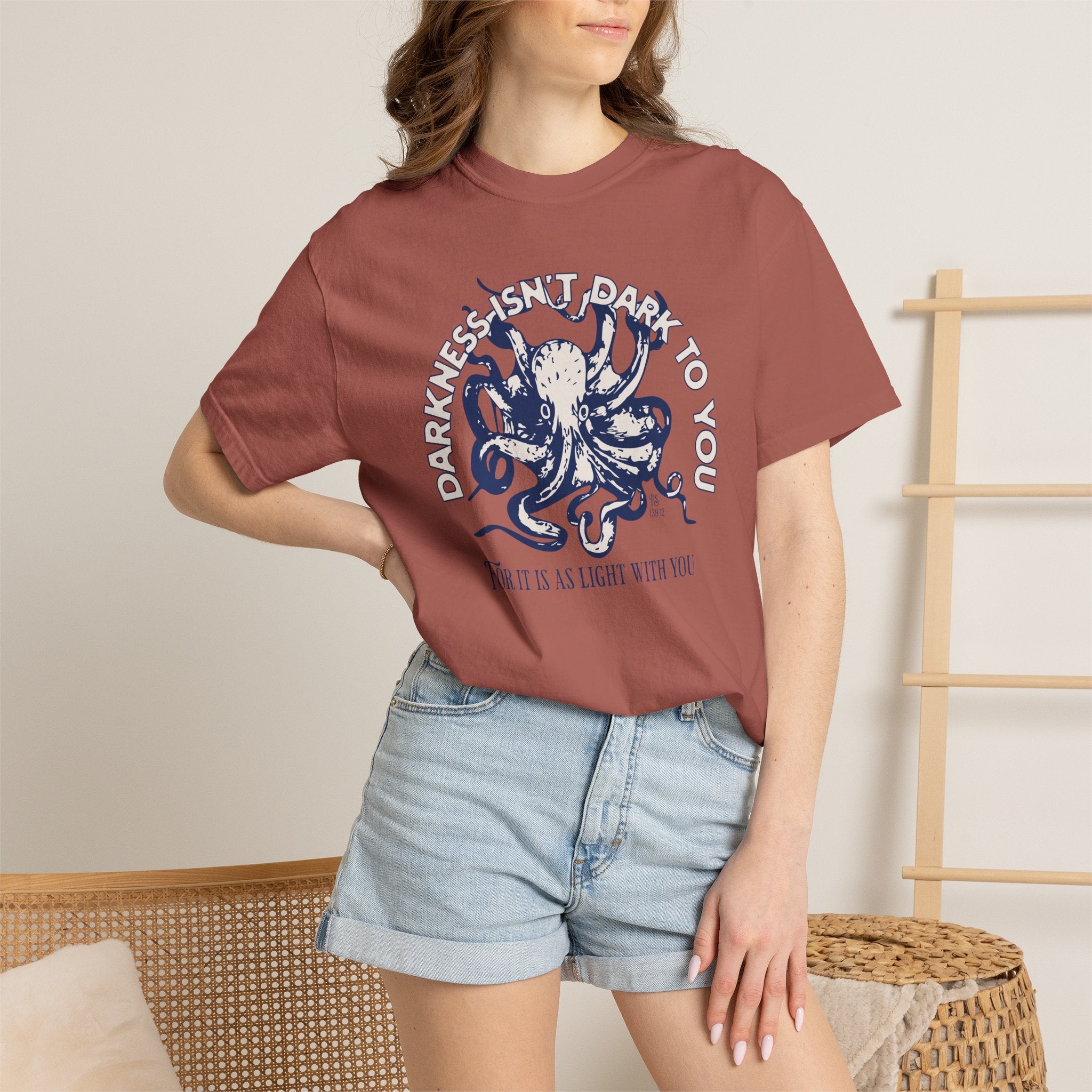 Darkness Is Not Dark to You - Octopus T-shirt