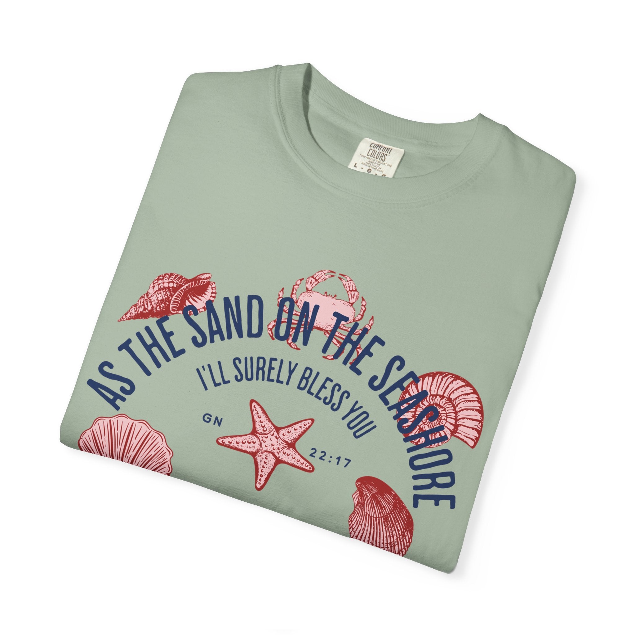 As the Sand on the Seashore - Sea Shells Graphic Tee
