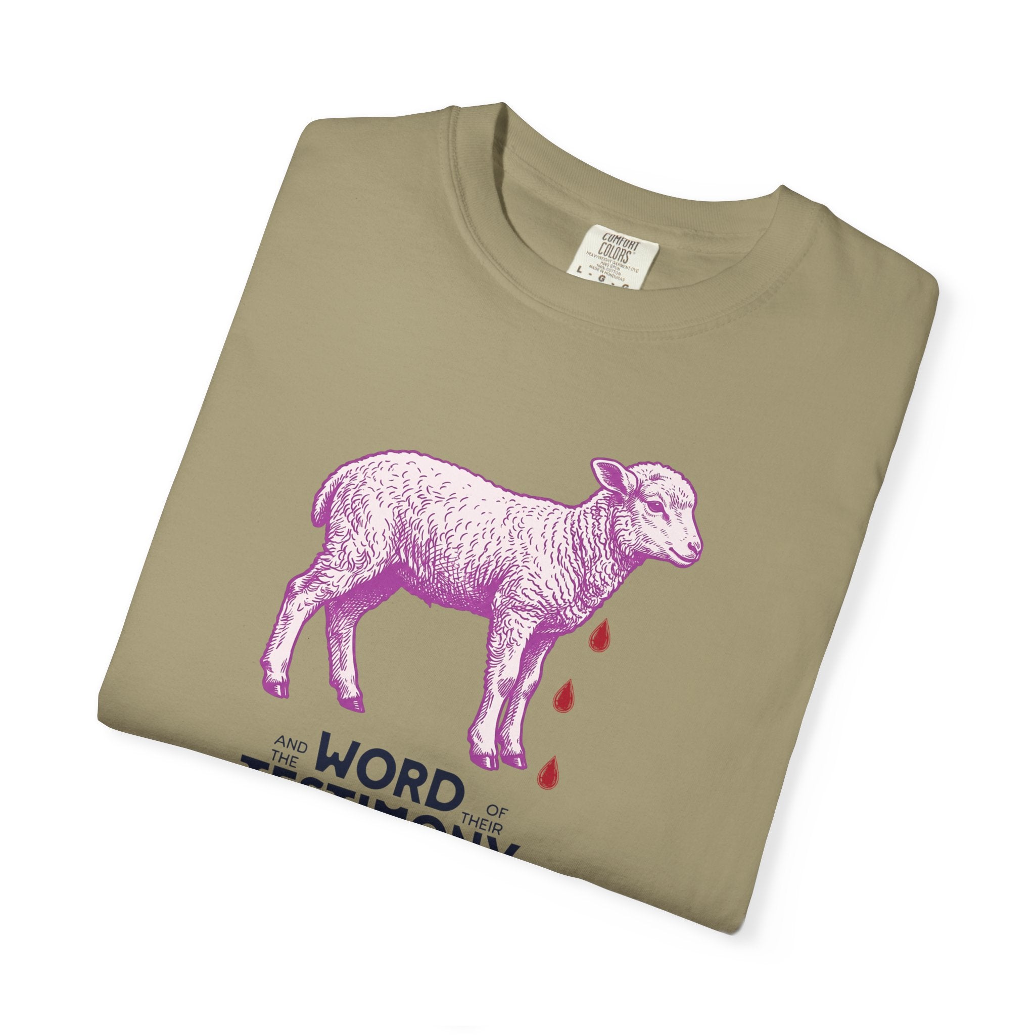 Lamb of God with Word of their Testimony - Lamb T-Shirt