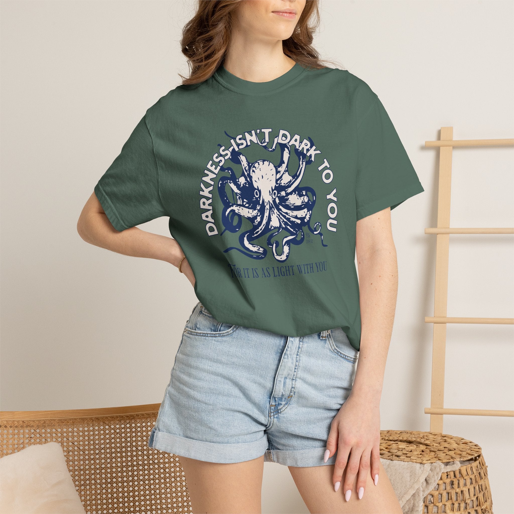 Darkness Is Not Dark to You - Octopus T-shirt