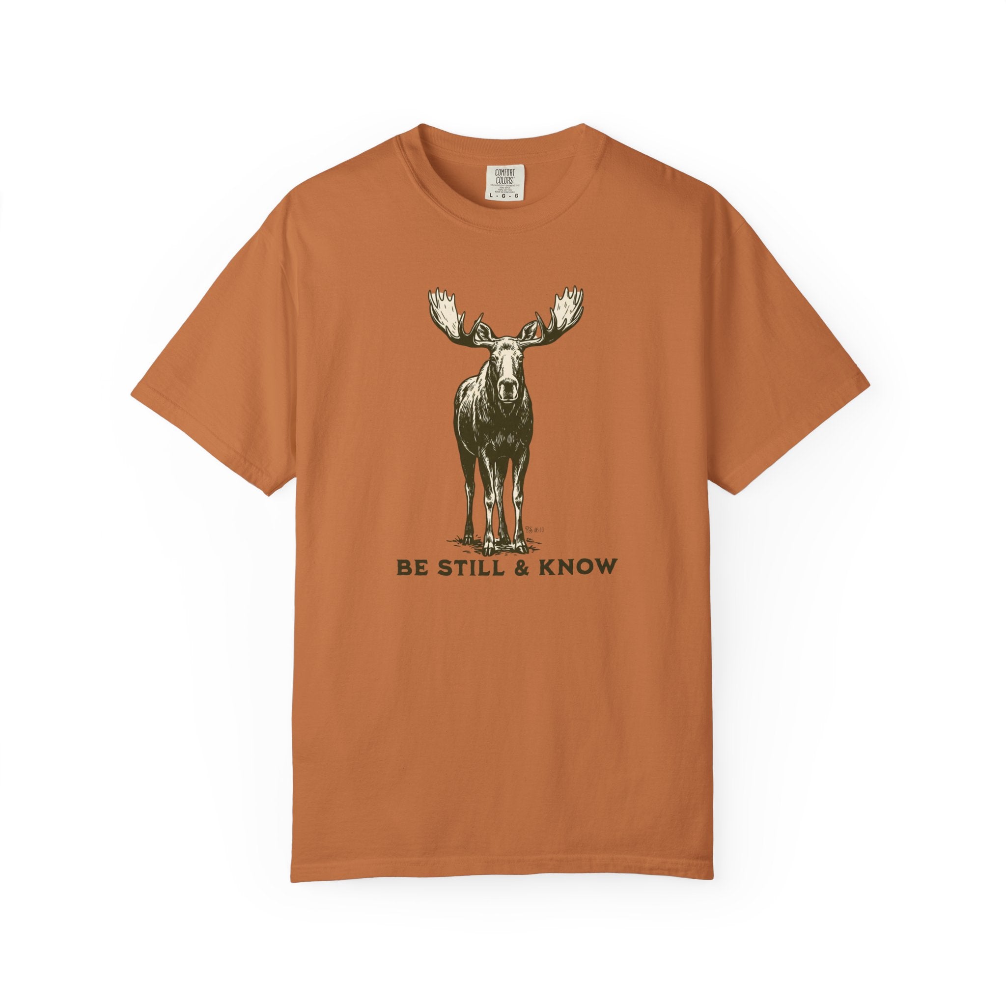 Be Still & Know Moose Graphic T-Shirt