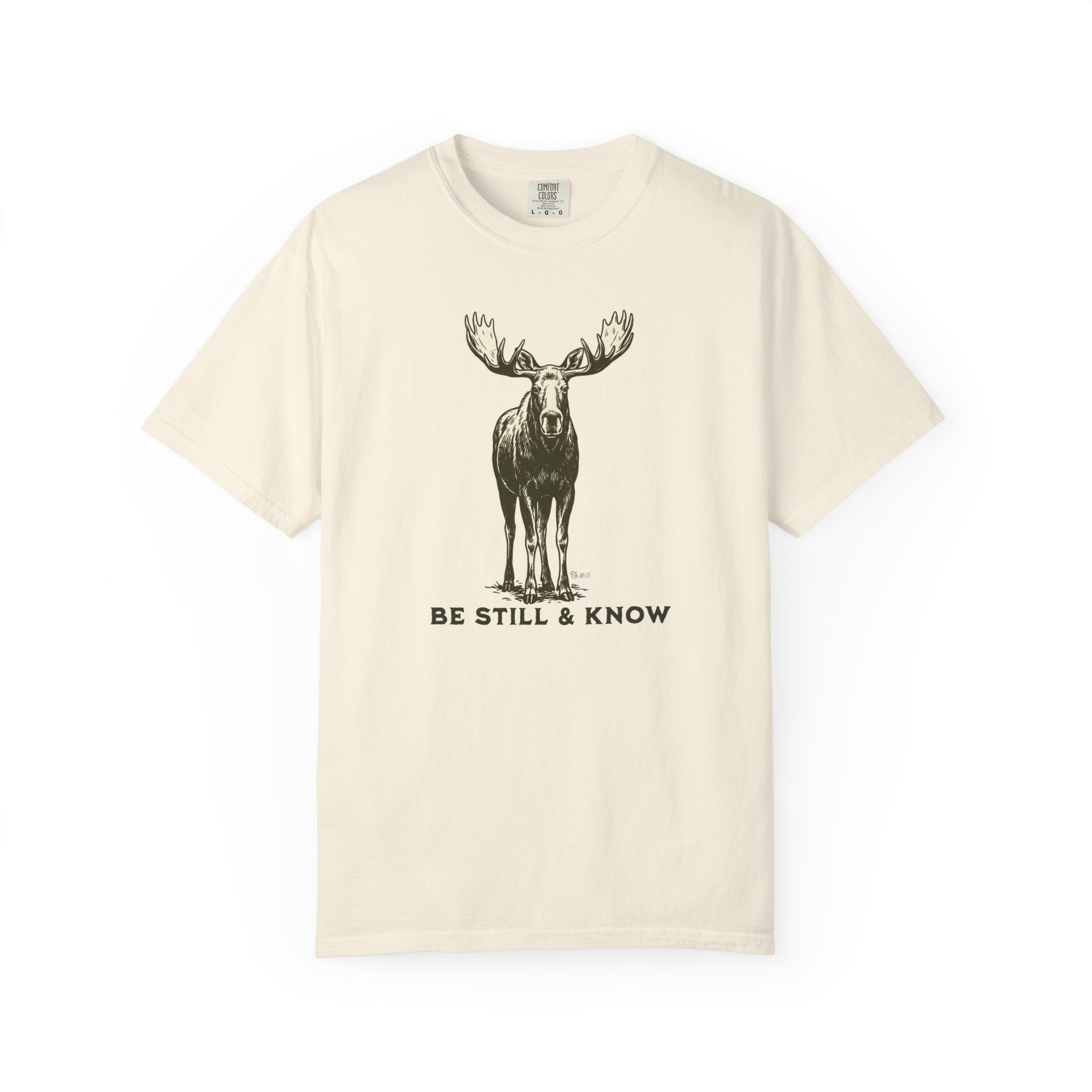 Be Still & Know Moose Graphic T-Shirt