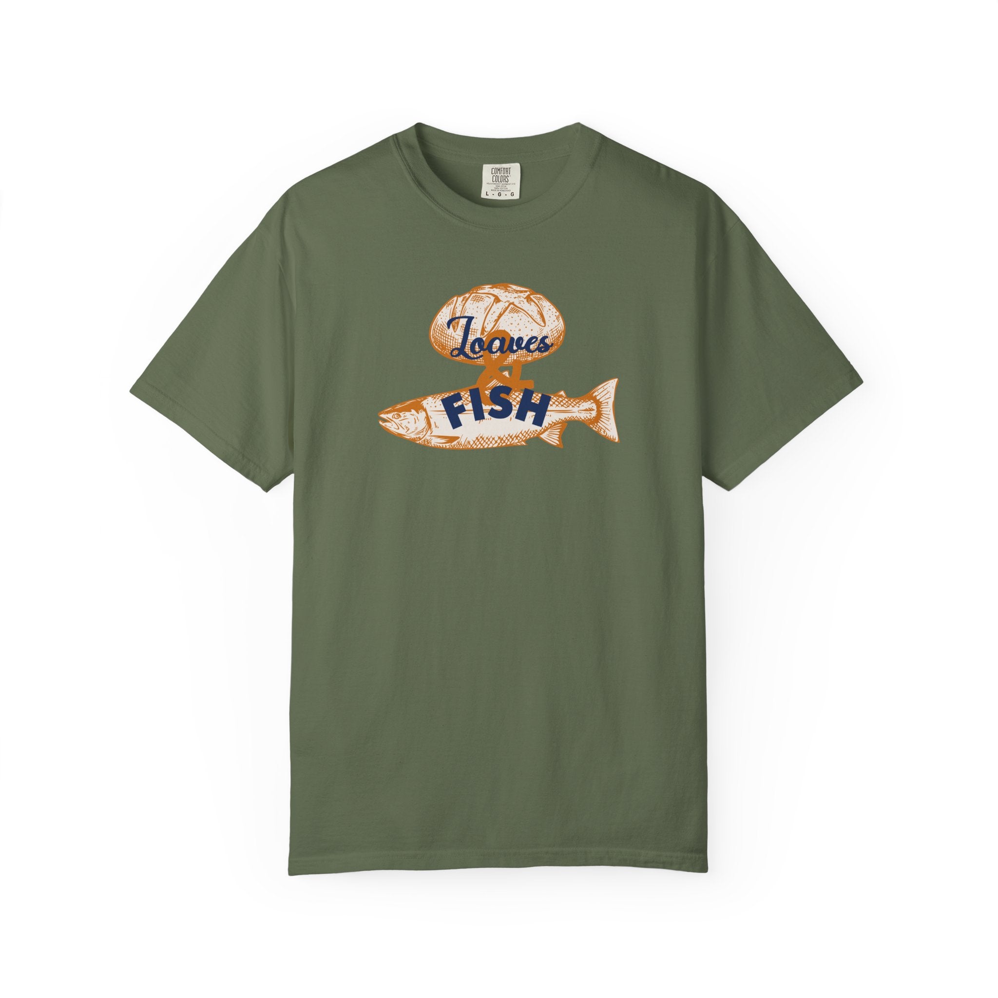 Loaves and Fish Miracle T-Shirt - Jesus Multiplication Faith Tee