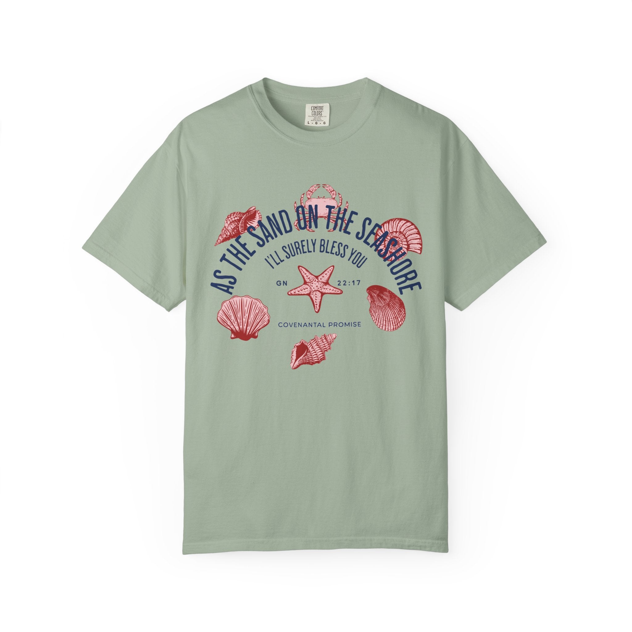 As the Sand on the Seashore - Sea Shells Graphic Tee