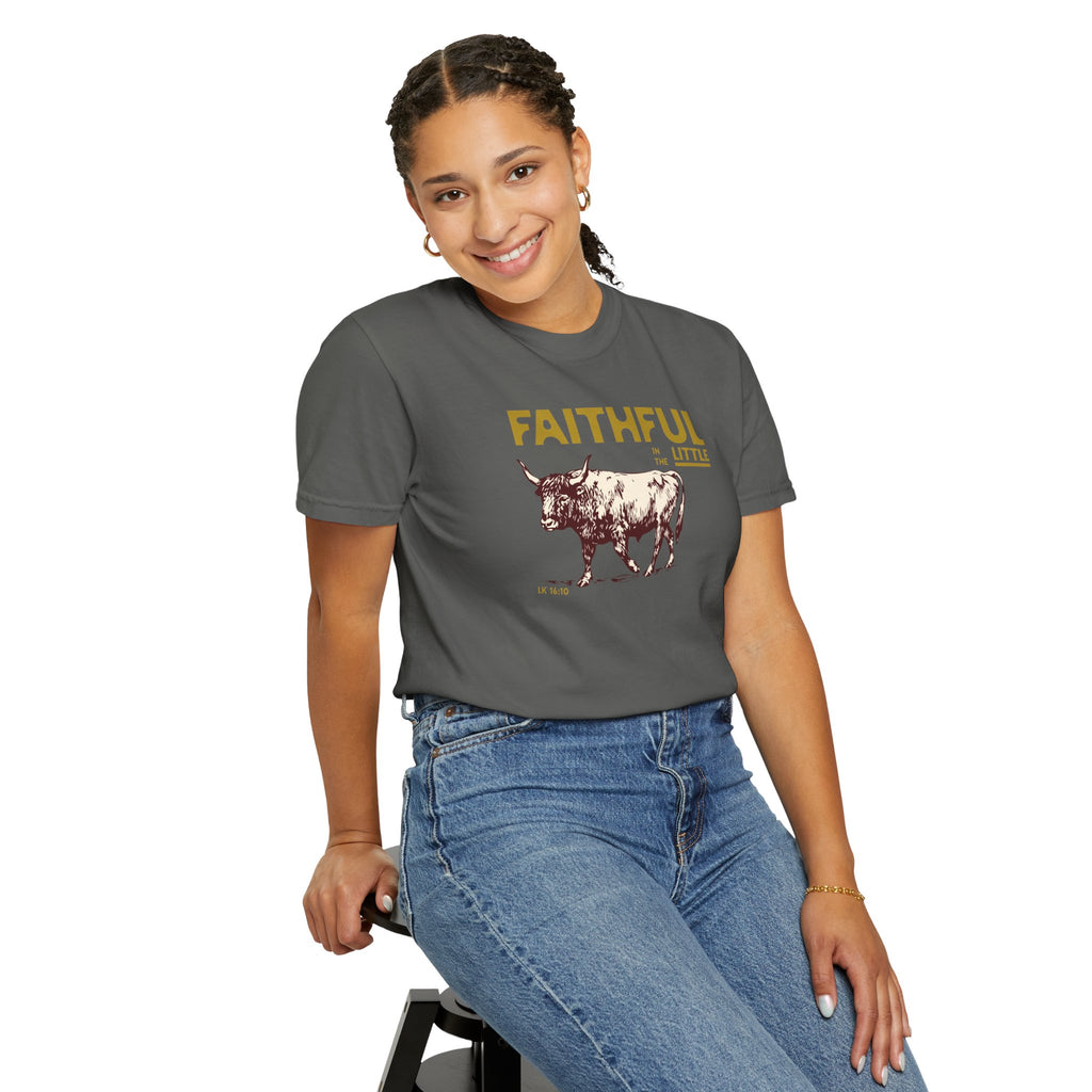 Faithful in the Little - Ox T-Shirt