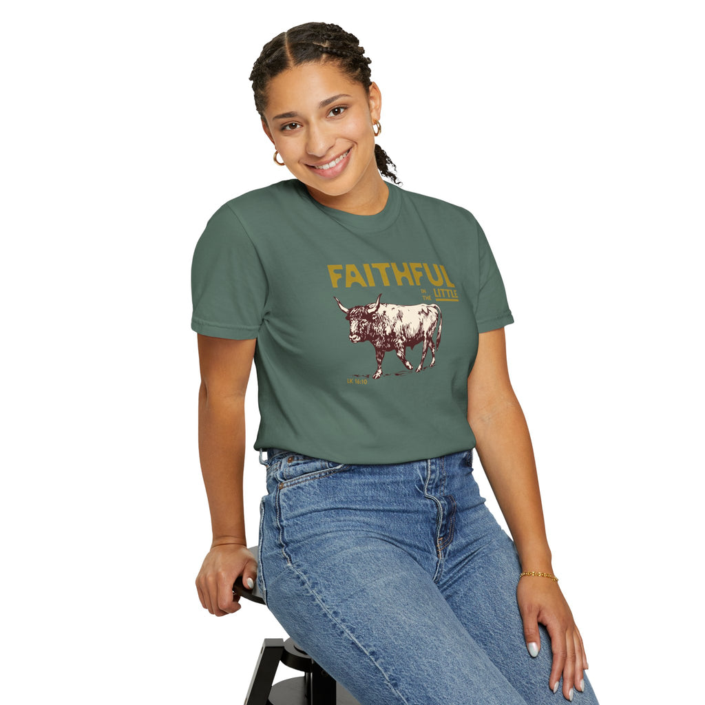 Faithful in the Little - Ox T-Shirt