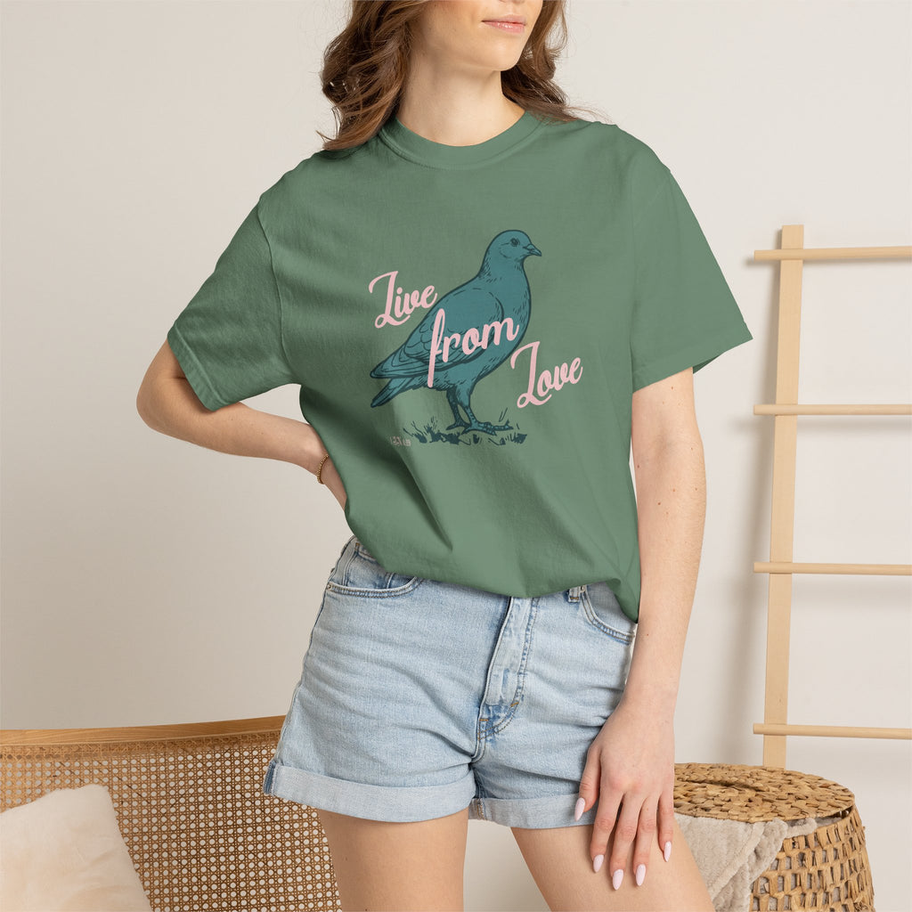 Live From Love - Dove Graphic Tee (Blue)