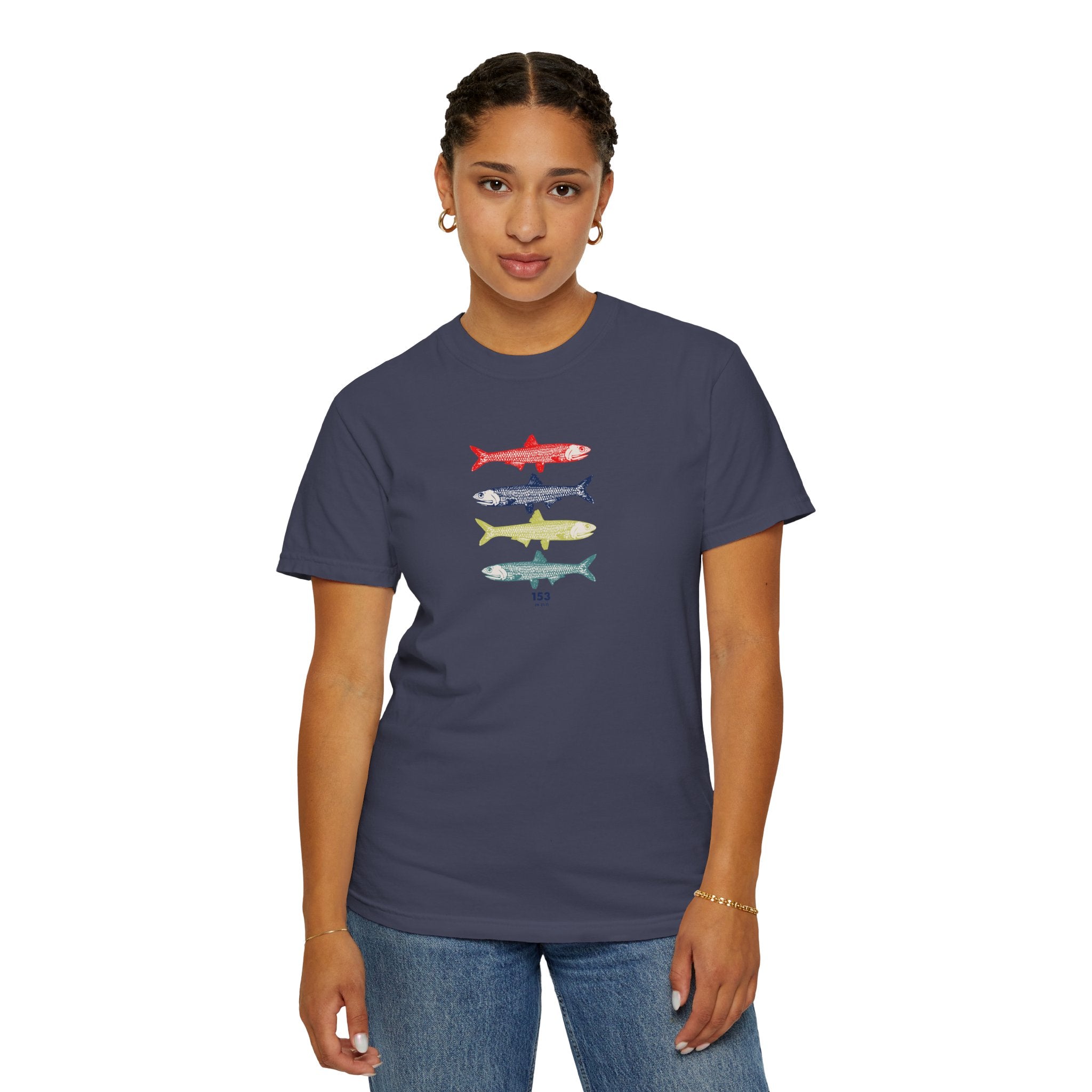 153 Abundance - Fish Graphic T-Shirt