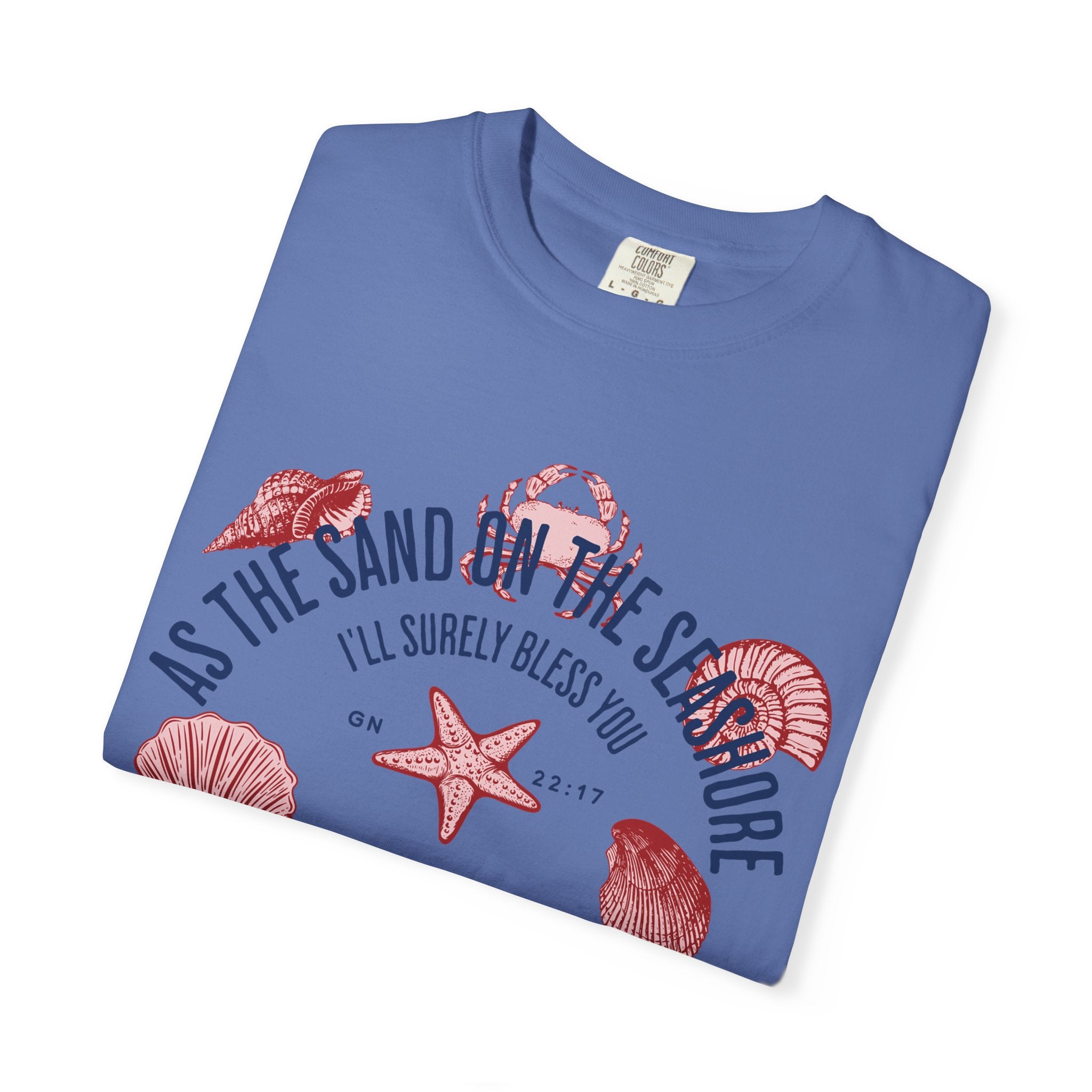 As the Sand on the Seashore - Sea Shells Graphic Tee