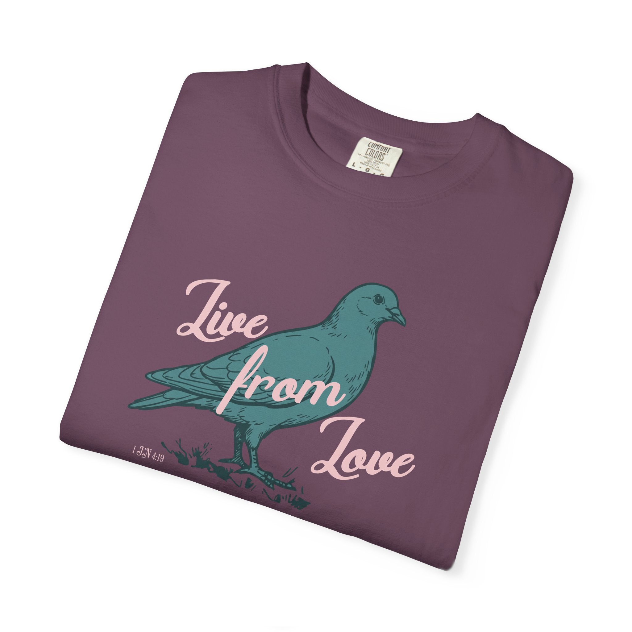Live From Love - Dove Graphic Tee (Blue)