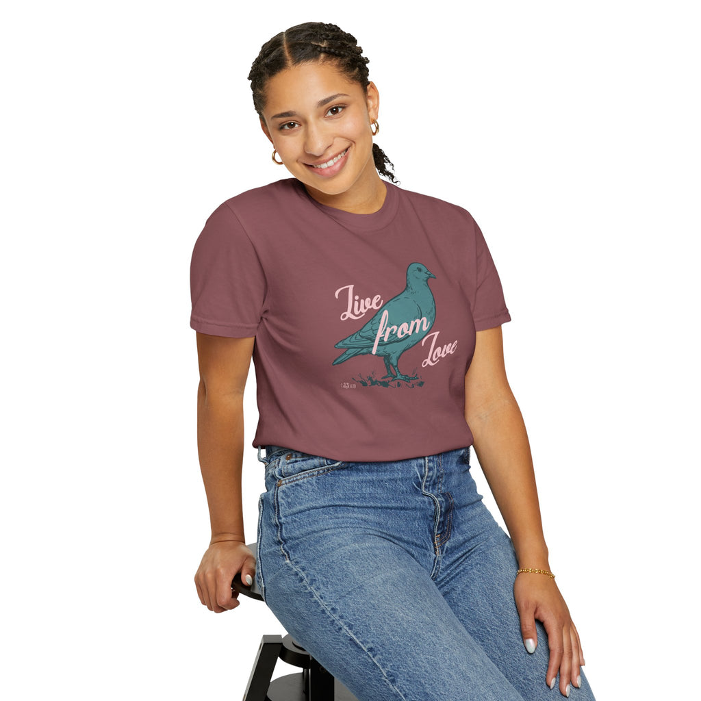 Live From Love - Dove Graphic Tee (Blue)