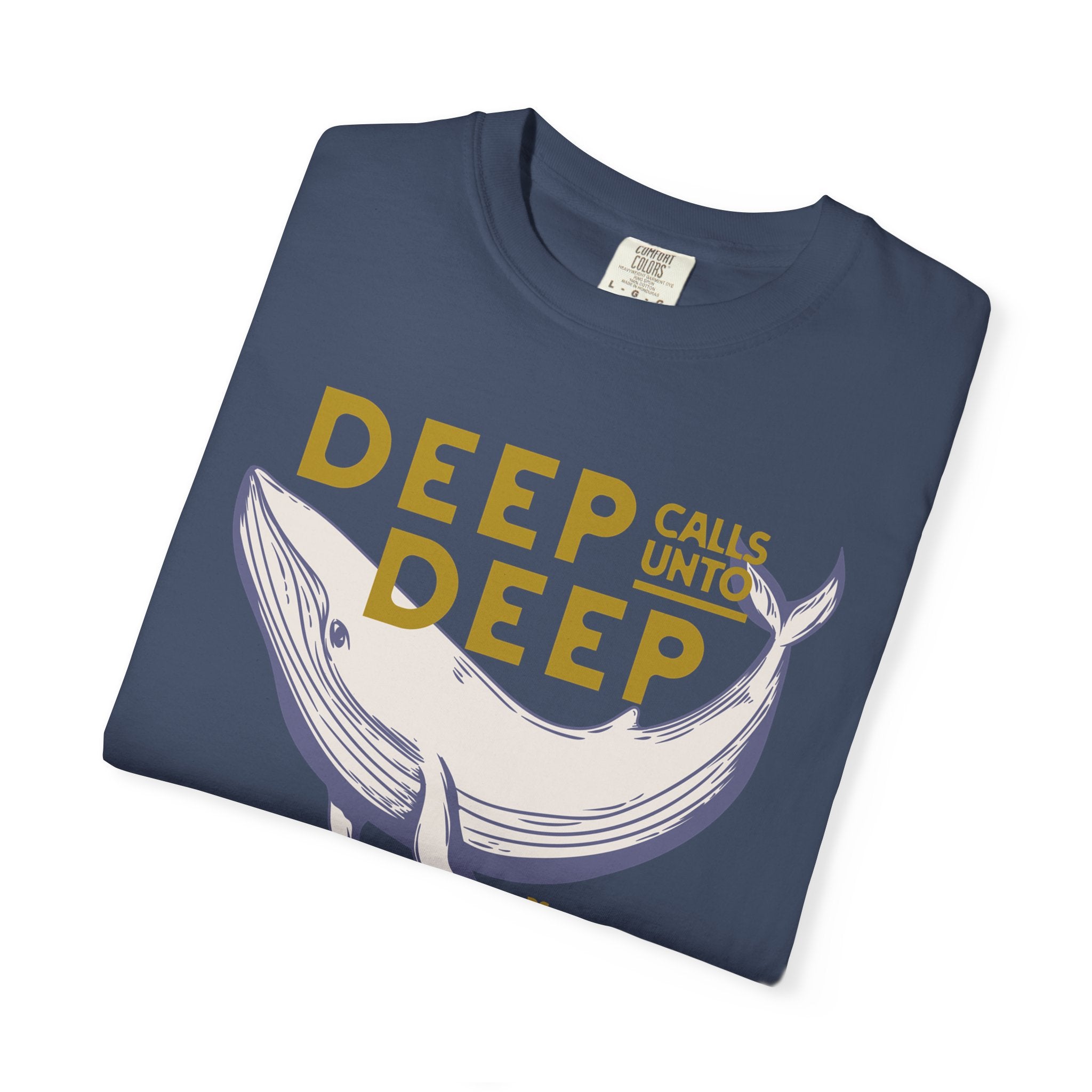 Deep Calls Unto Deep - Whale T-Shirt