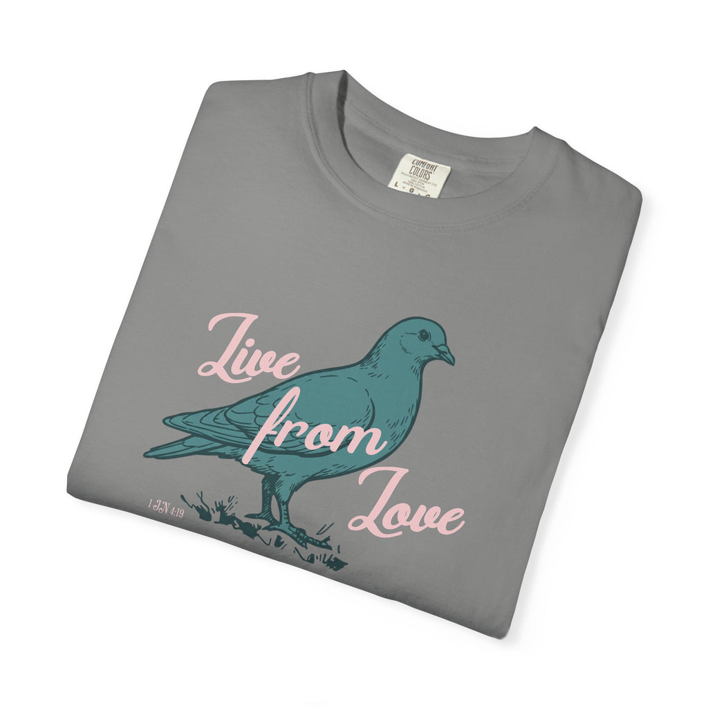 Live From Love - Dove Graphic Tee (Blue)