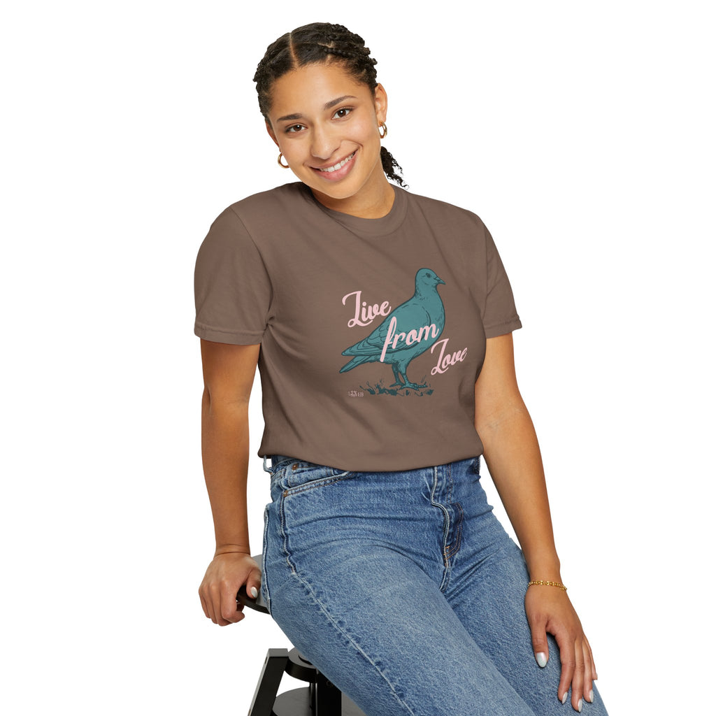 Live From Love - Dove Graphic Tee (Blue)