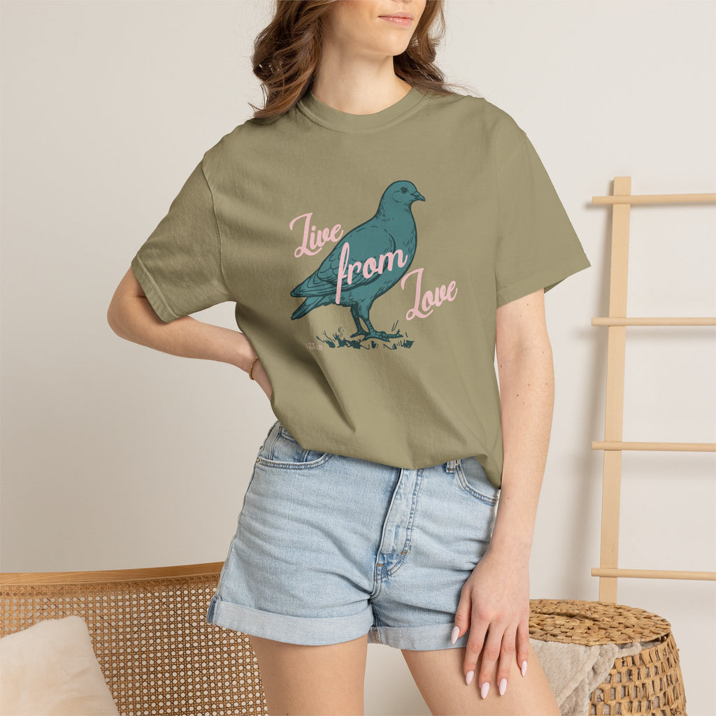Live From Love - Dove Graphic Tee (Blue)