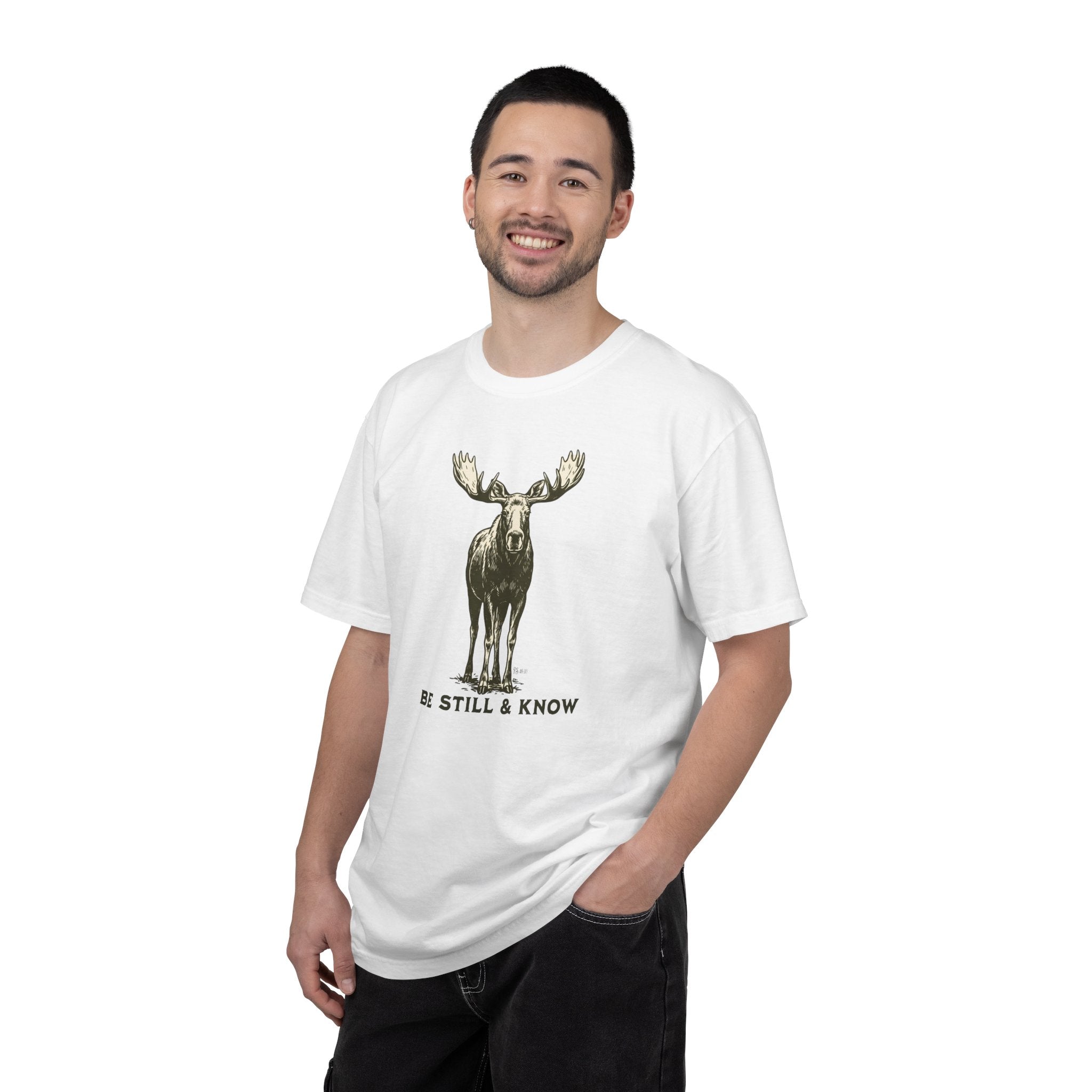 Be Still & Know Moose Graphic T-Shirt