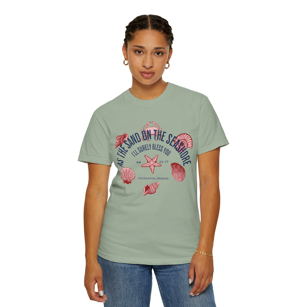 As the Sand on the Seashore - Sea Shells Graphic Tee