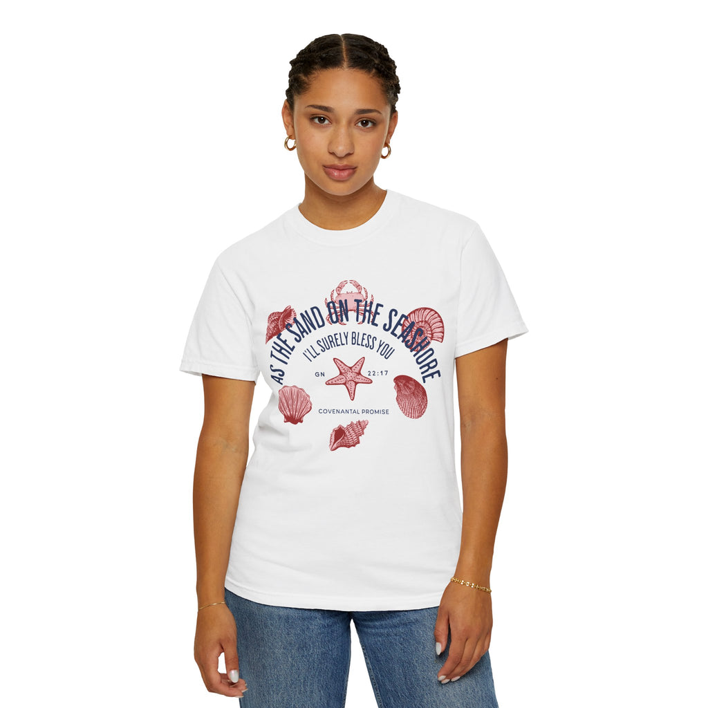 As the Sand on the Seashore - Sea Shells Graphic Tee