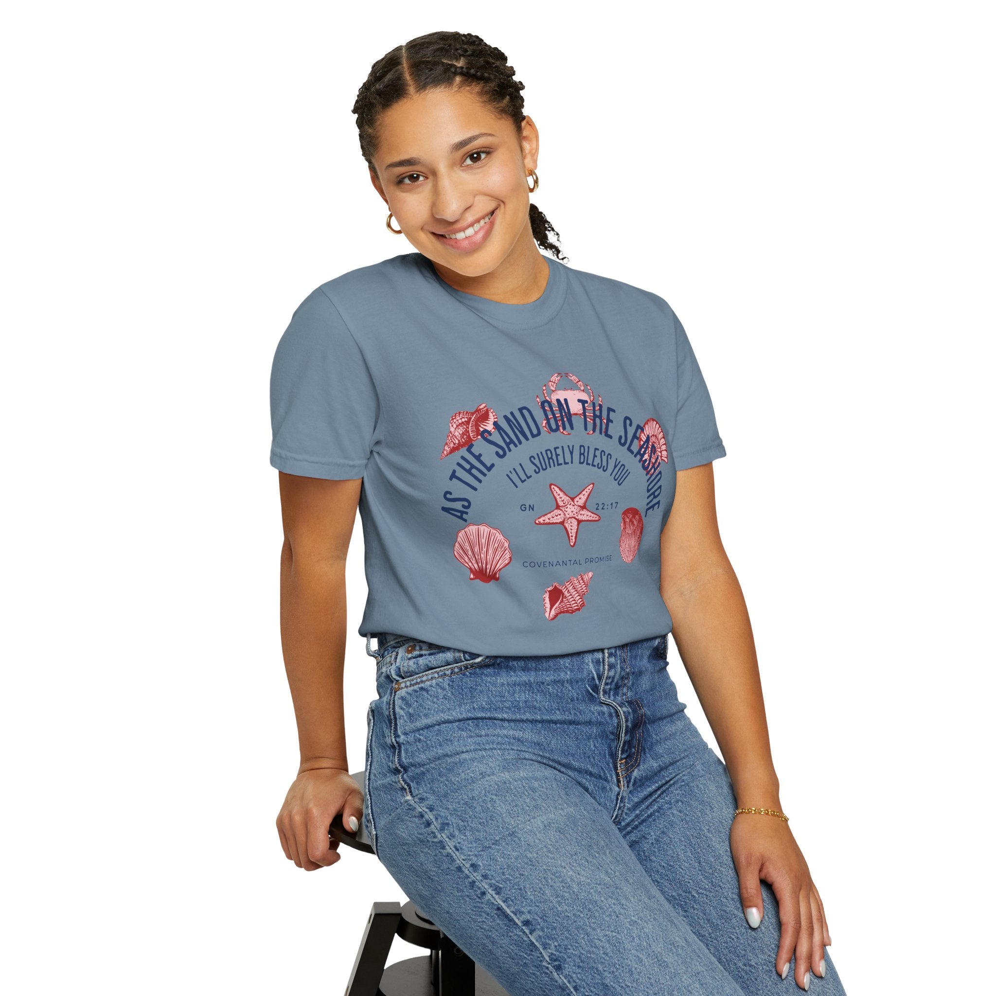 As the Sand on the Seashore - Sea Shells Graphic Tee