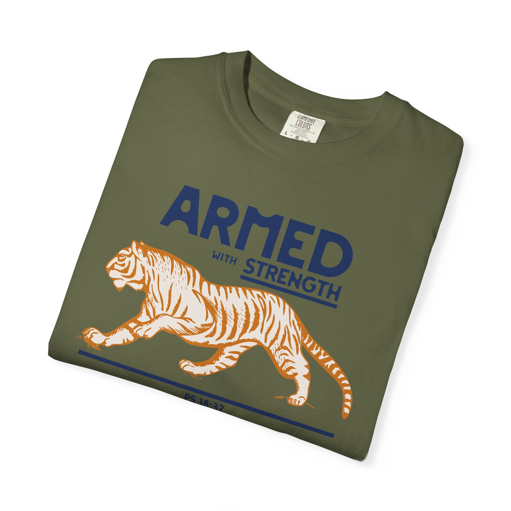 Armed with Strength - Tiger T-Shirt