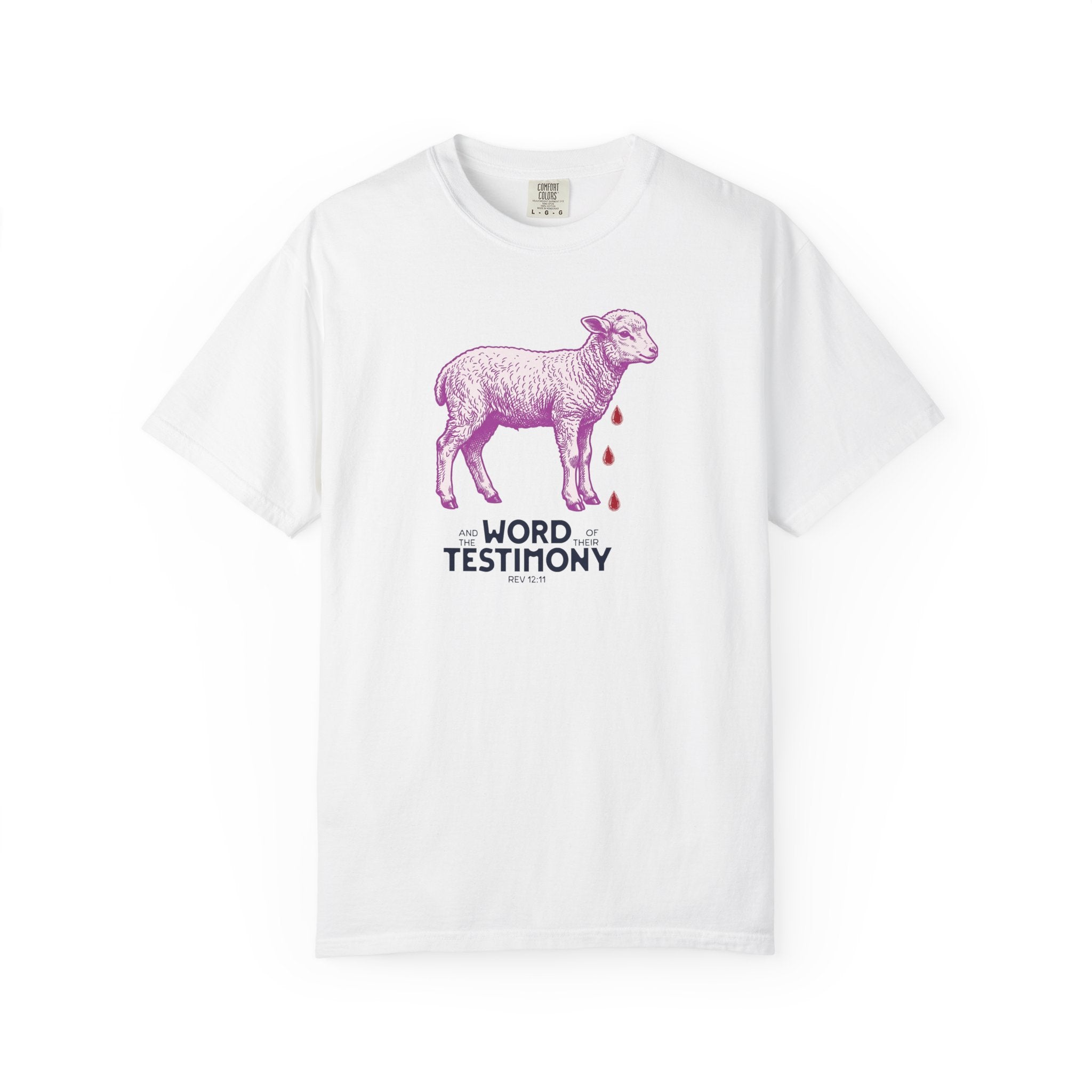 Lamb of God with Word of their Testimony - Lamb T-Shirt