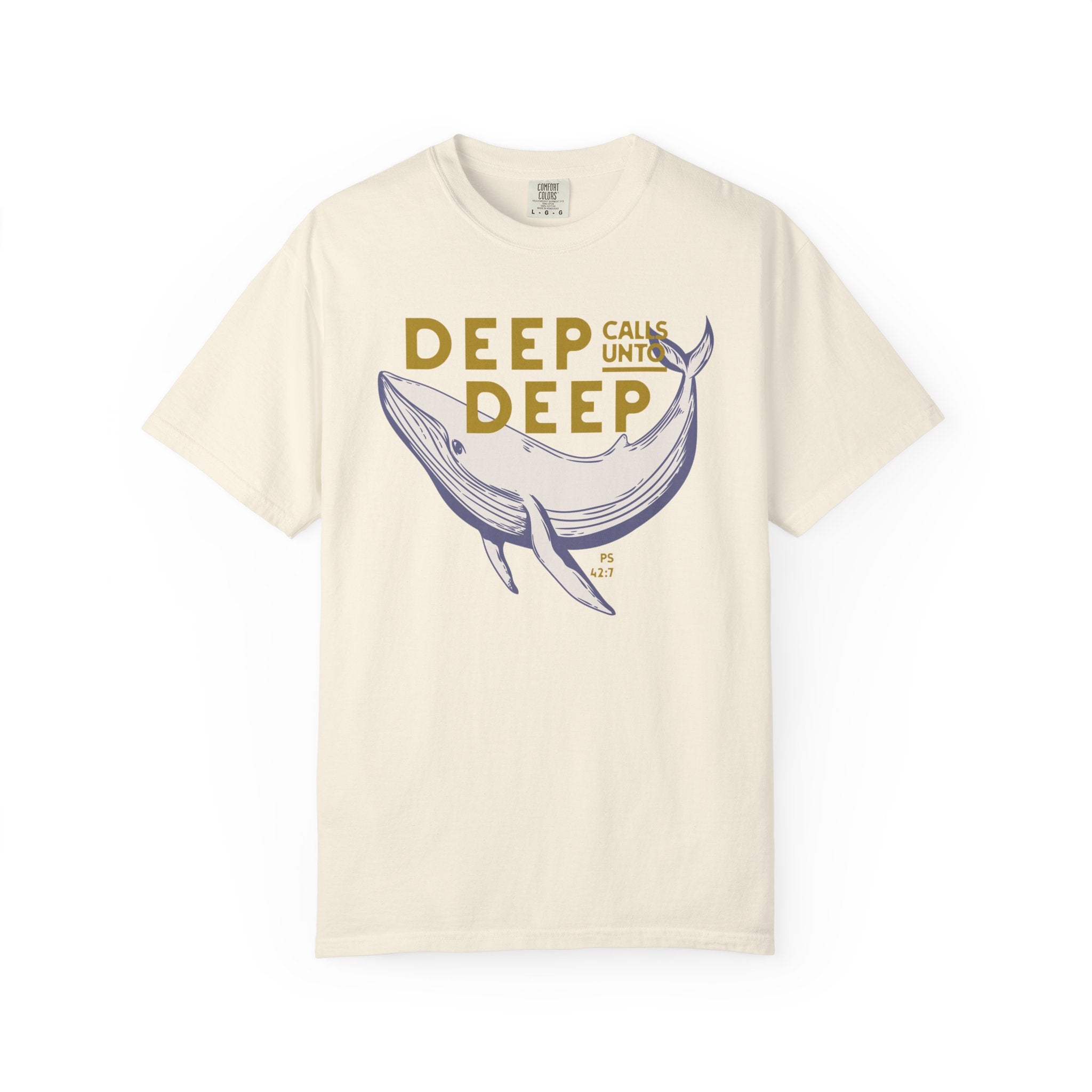 Deep Calls Unto Deep - Whale T-Shirt