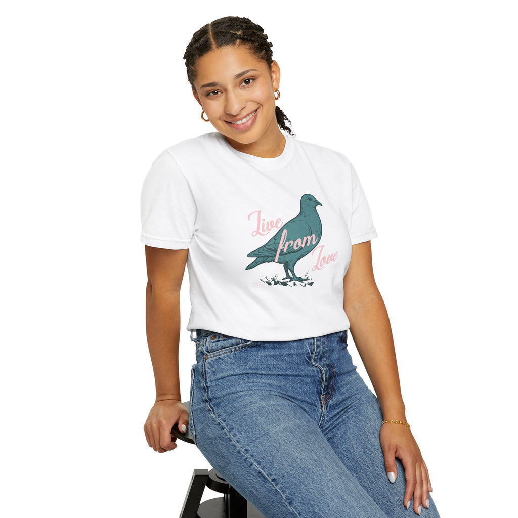 Live From Love - Dove Graphic Tee (Blue)