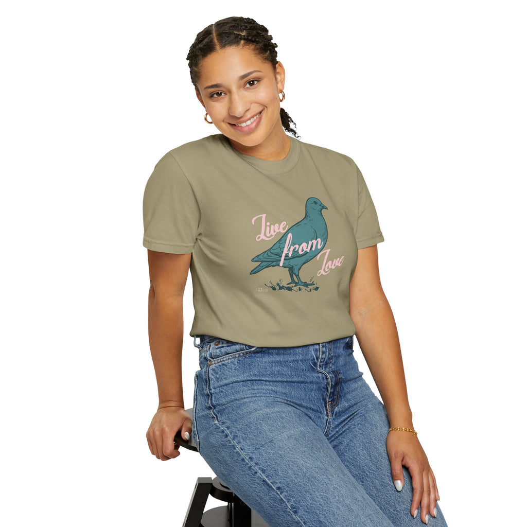 Live From Love - Dove Graphic Tee (Blue)