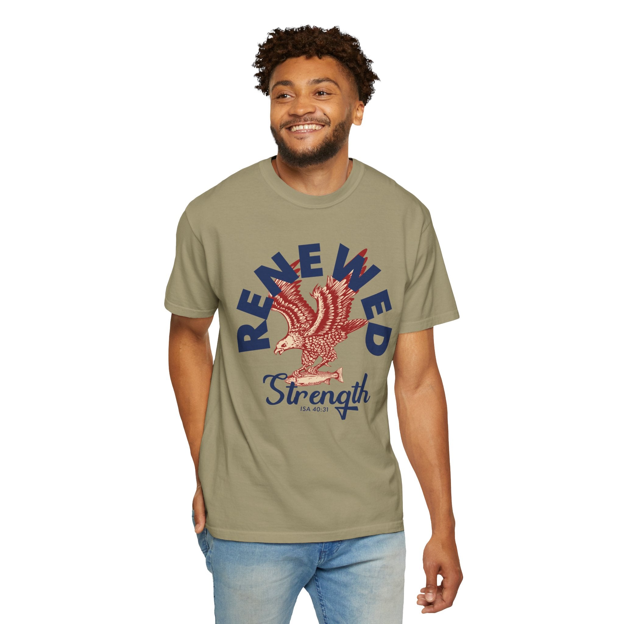Renewed Strength - Eagle Graphic T-Shirt