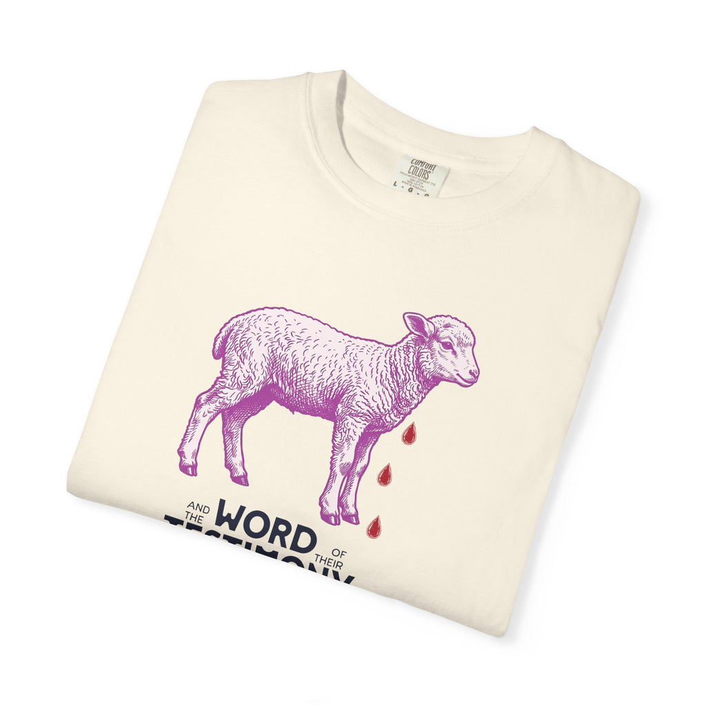 Lamb of God with Word of their Testimony - Lamb T-Shirt