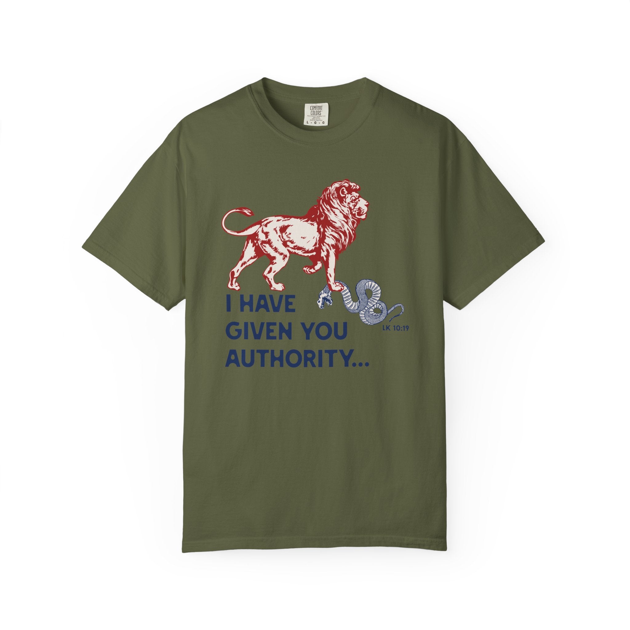 I Have Given You Authority - Lion & Snake T-Shirt