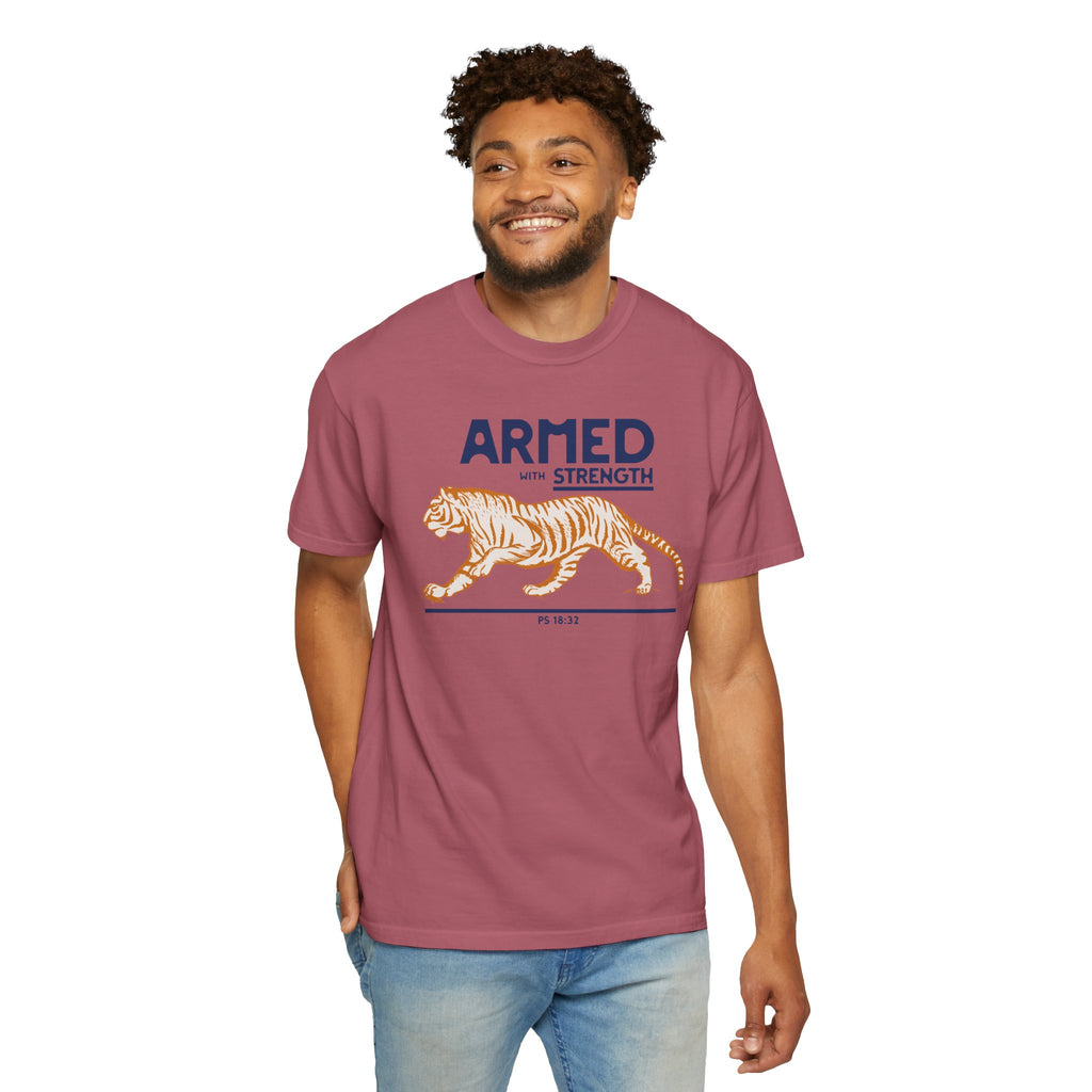 Armed with Strength - Tiger T-Shirt