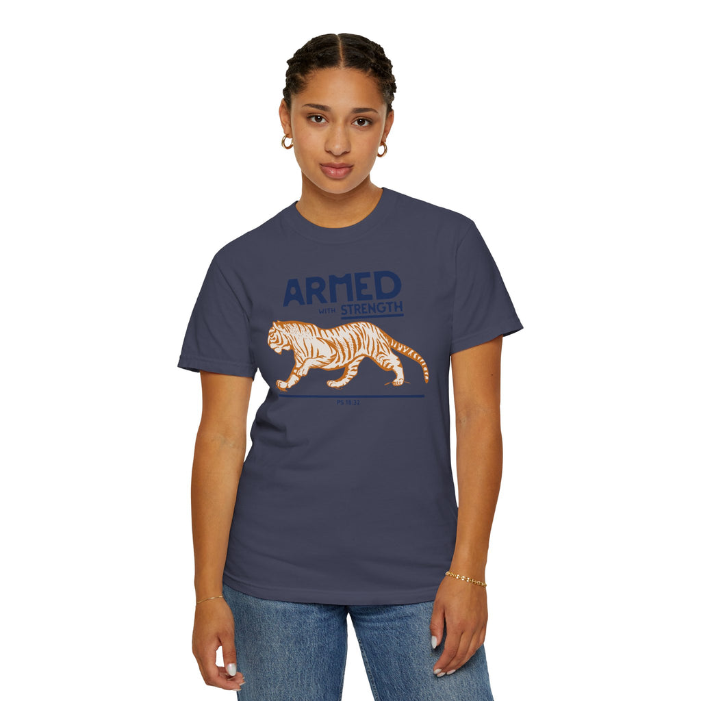 Armed with Strength - Tiger T-Shirt