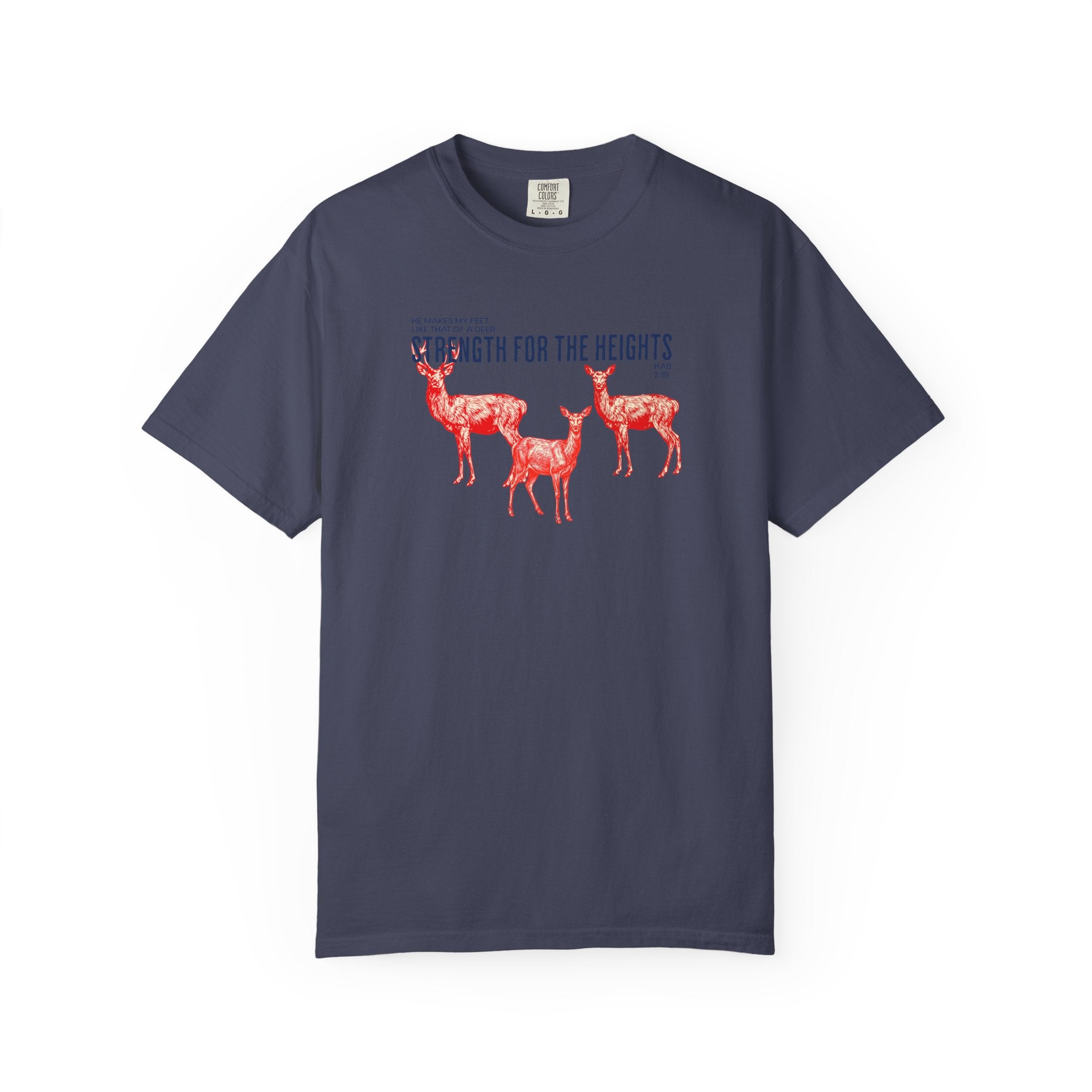 Strength for the Heights - Deer Graphic T-Shirt