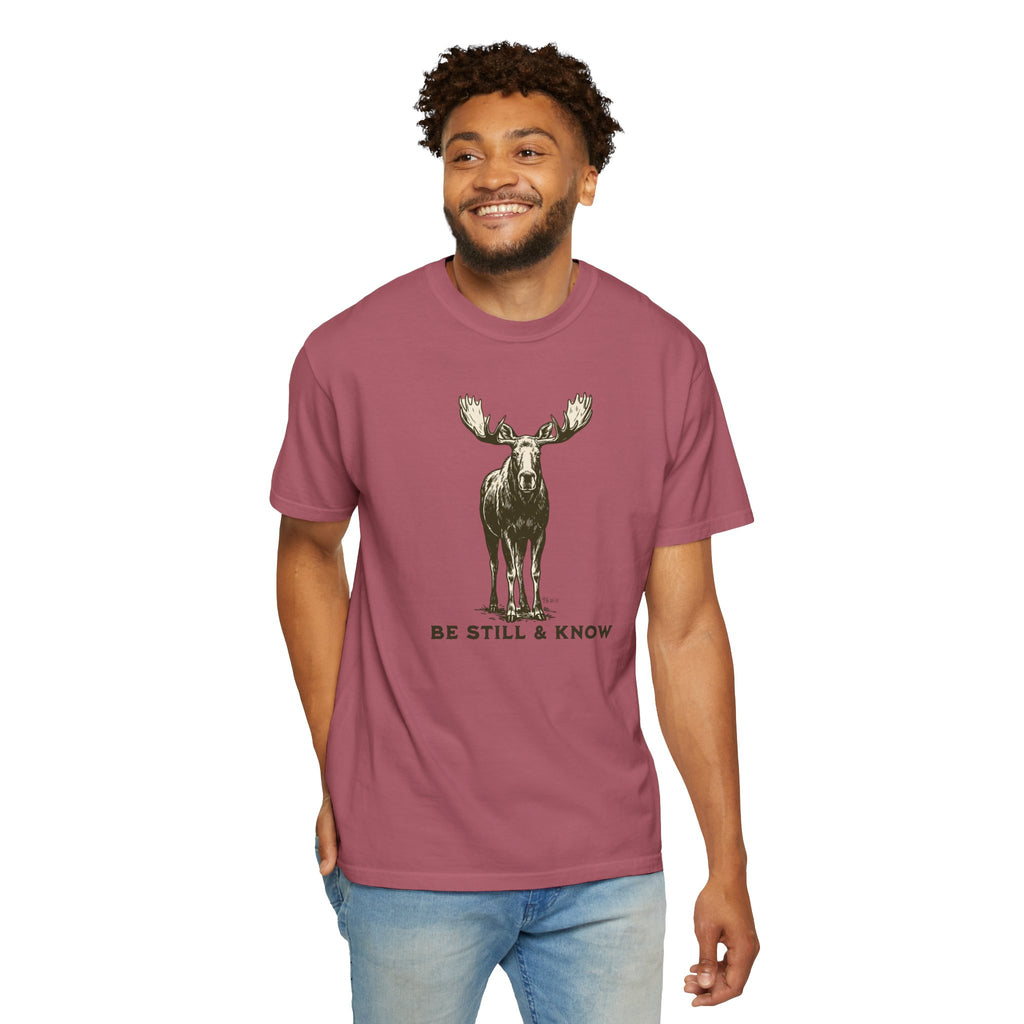 Be Still & Know Moose Graphic T-Shirt
