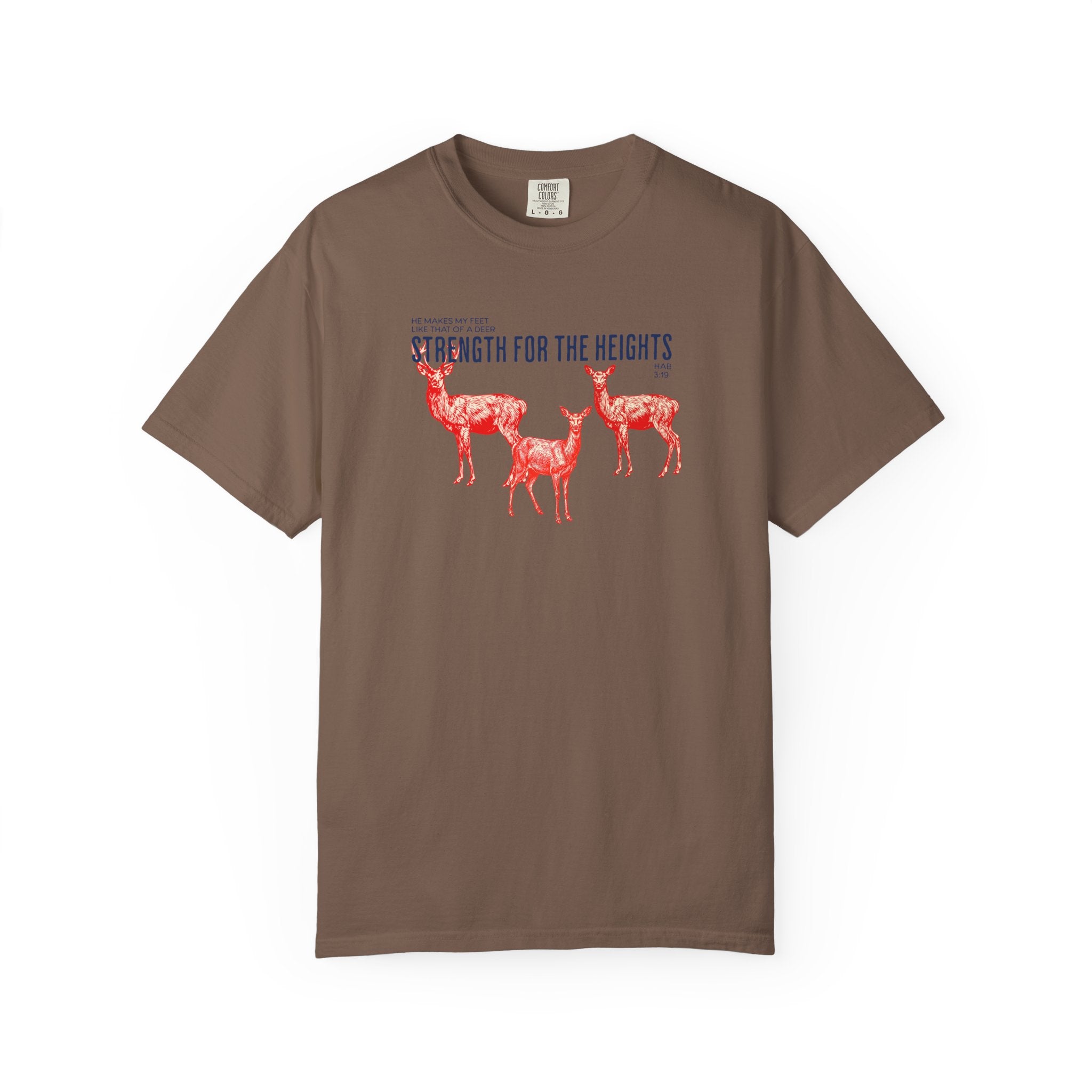 Strength for the Heights - Deer Graphic T-Shirt