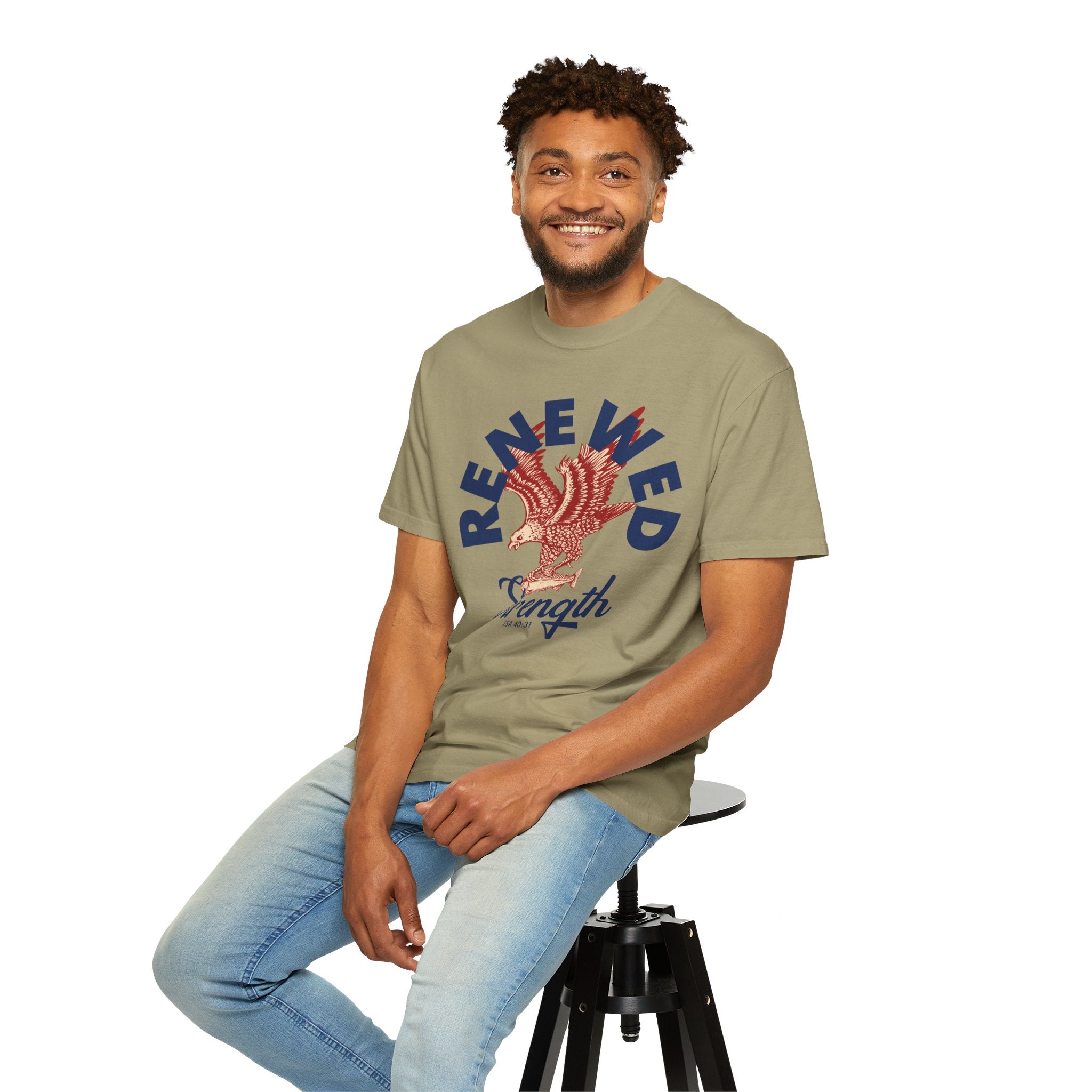 Renewed Strength - Eagle Graphic T-Shirt