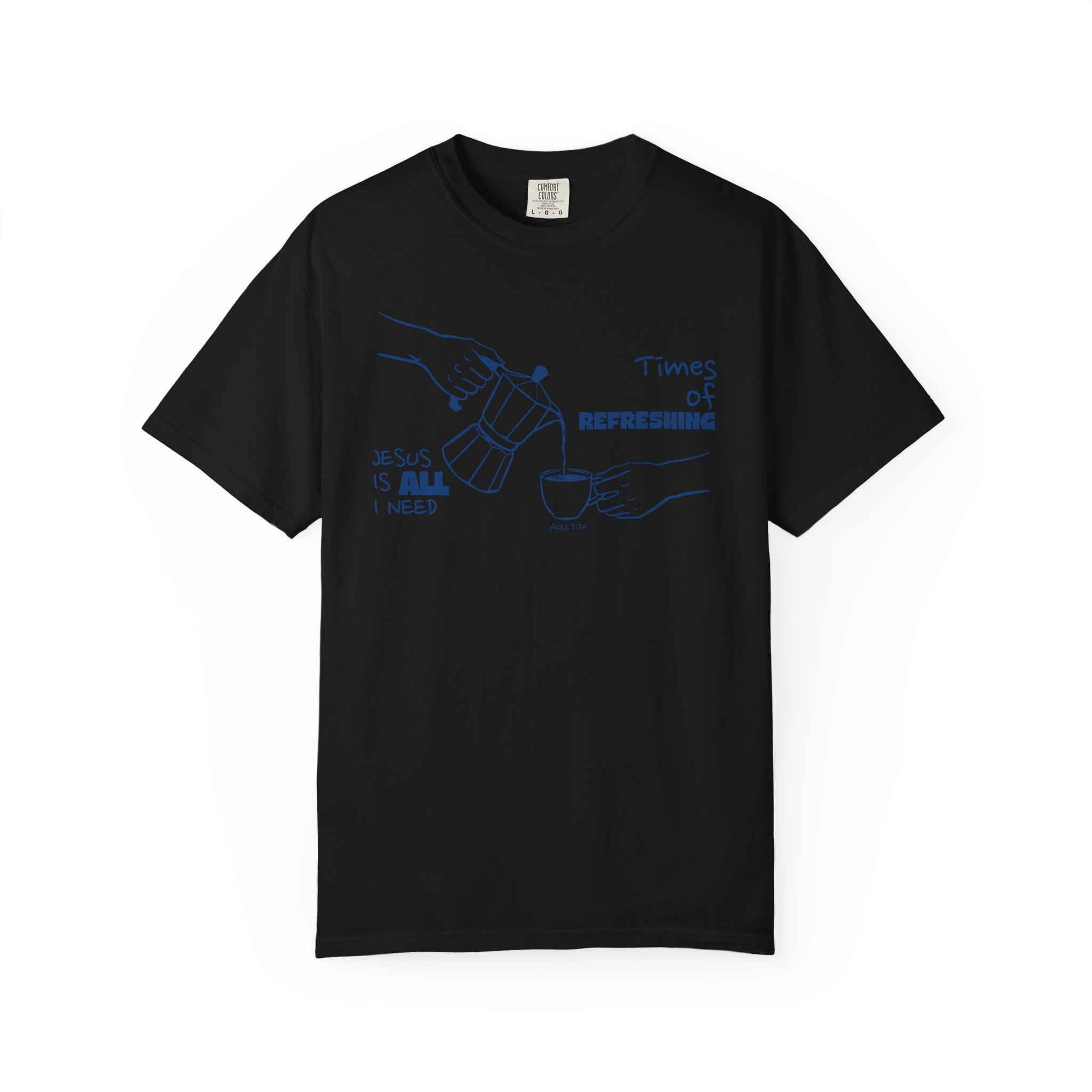 Times of Refreshing Coffee Graphic T-Shirt