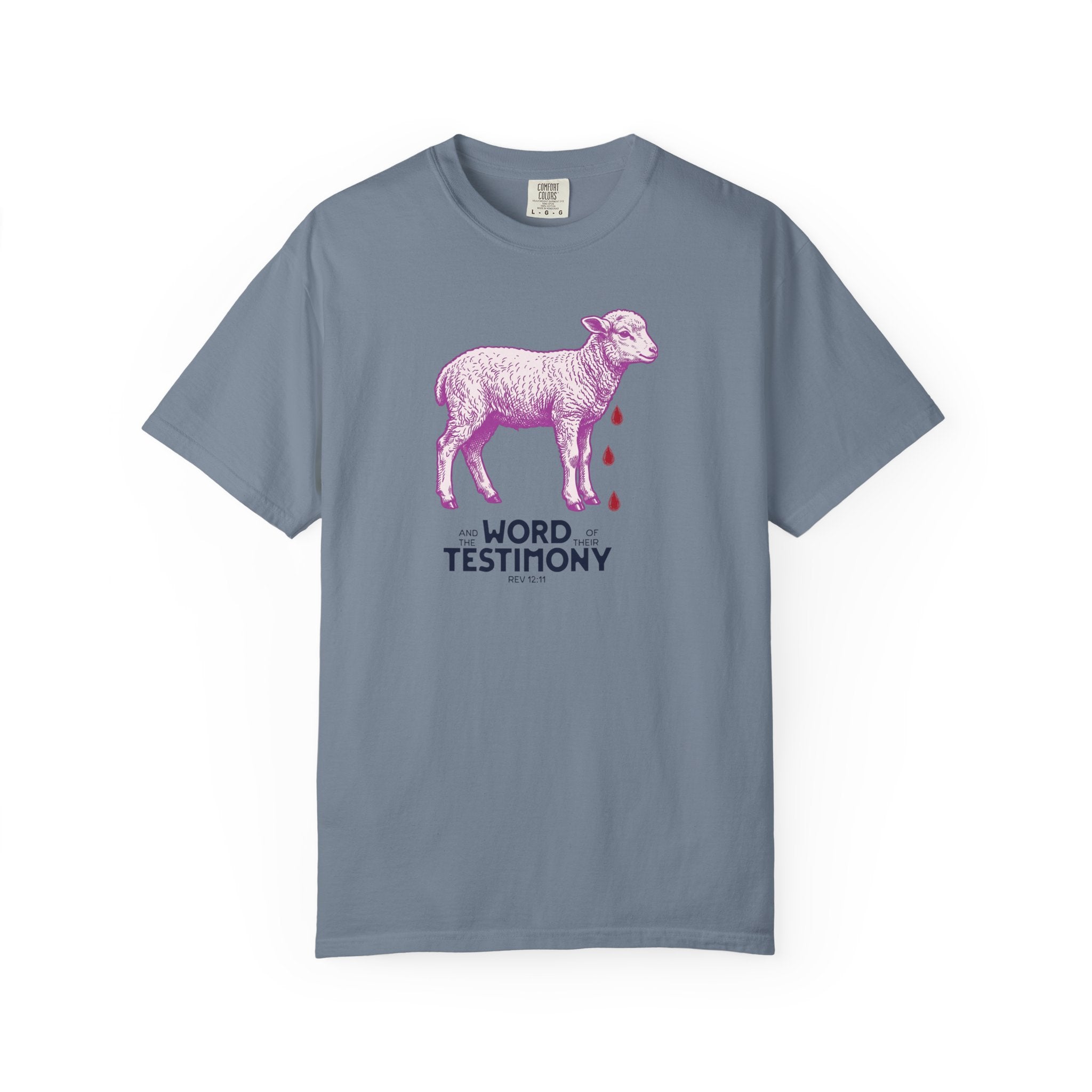 Lamb of God with Word of their Testimony - Lamb T-Shirt