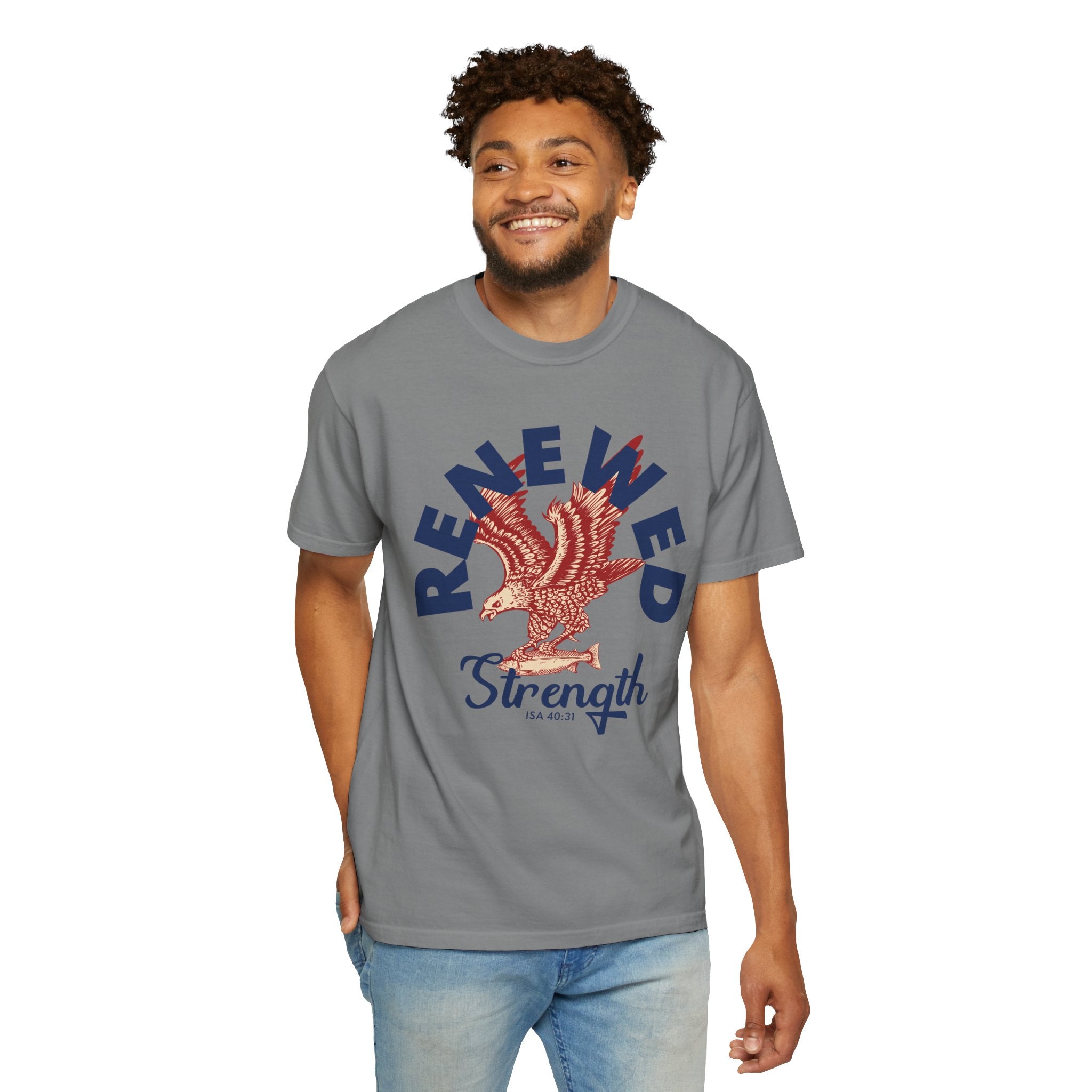 Renewed Strength - Eagle Graphic T-Shirt