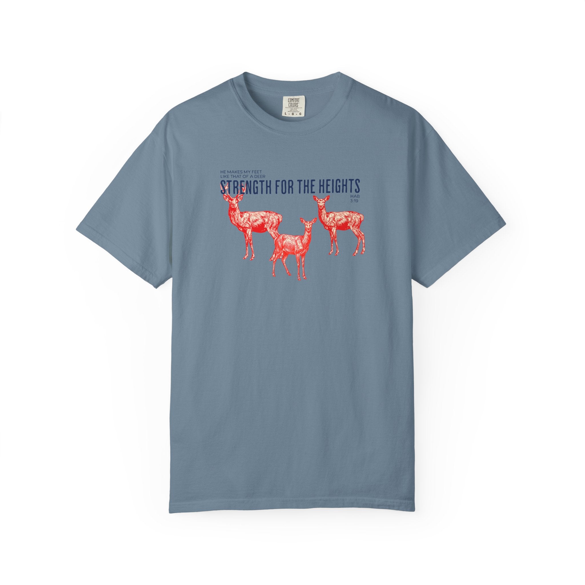 Strength for the Heights - Deer Graphic T-Shirt