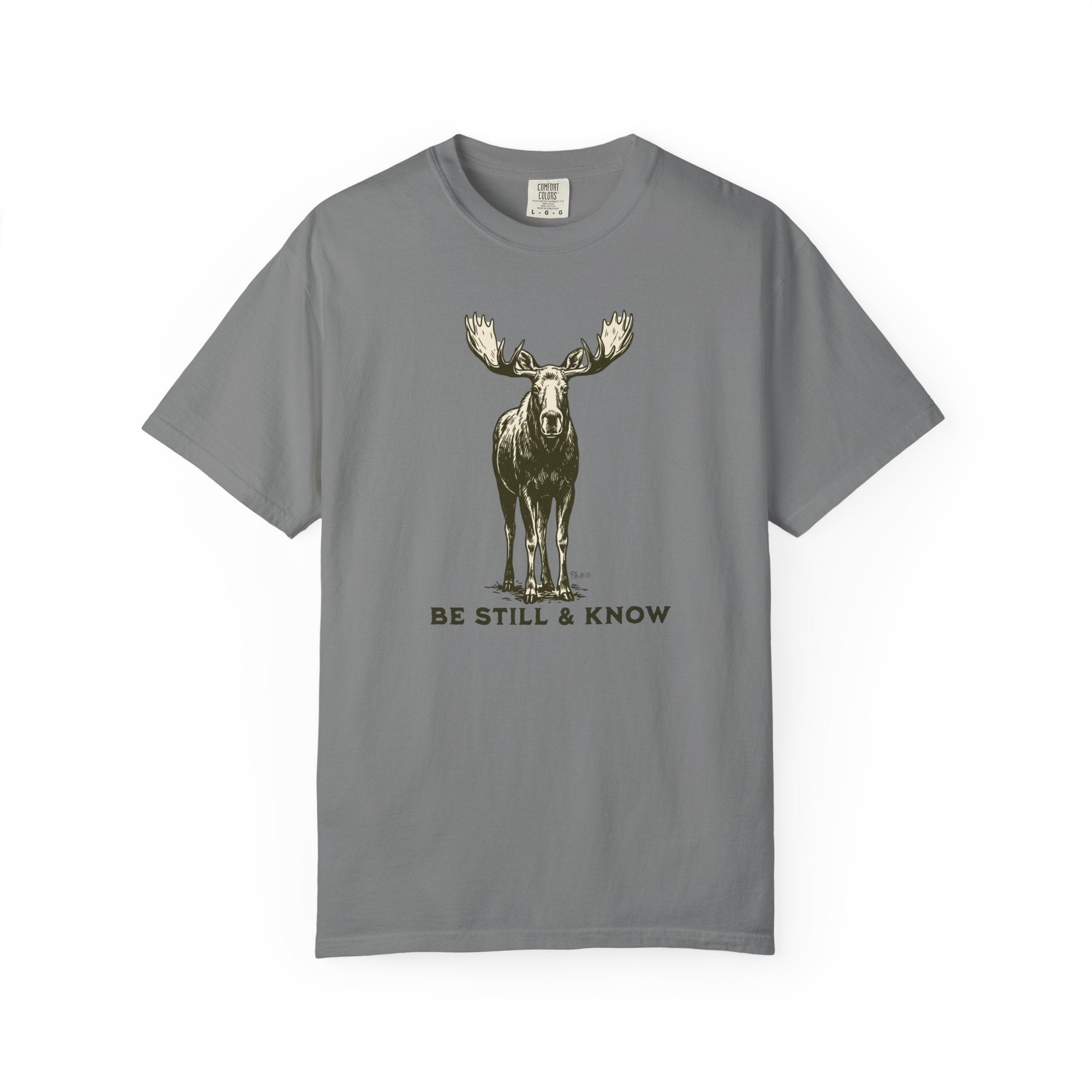 Be Still & Know Moose Graphic T-Shirt