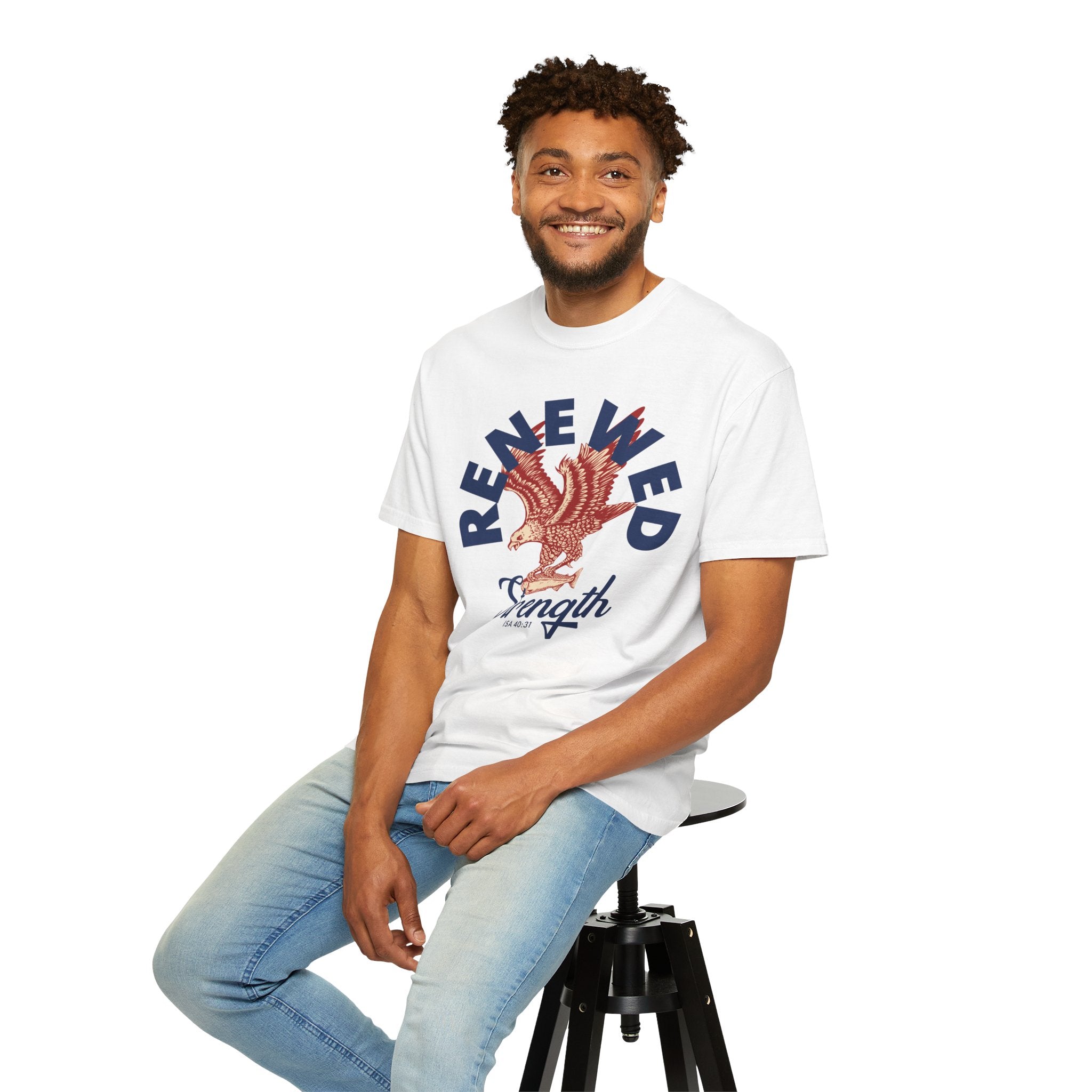 Renewed Strength - Eagle Graphic T-Shirt